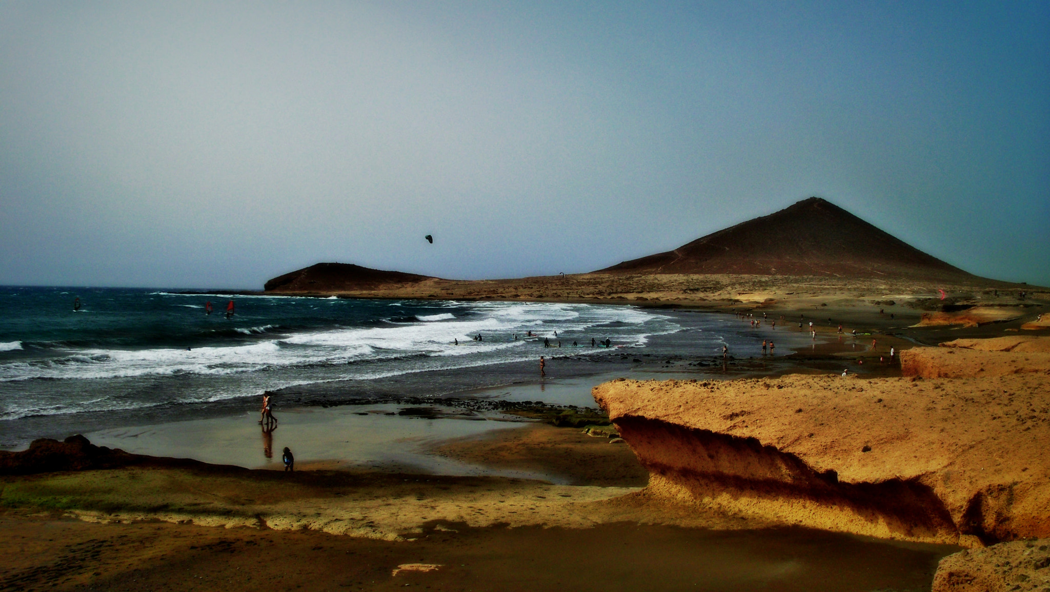 Kodak V1253 ZOOM DIGITAL CAMERA sample photo. Tenerife. high winds photography