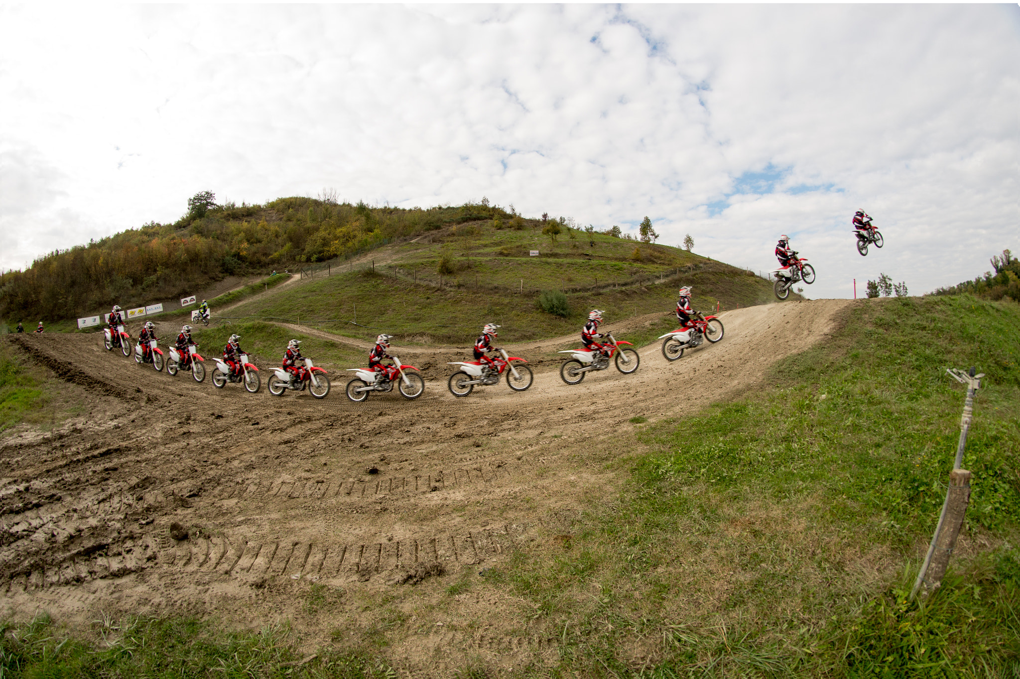 Pentax K-5 IIs + A Series Lens sample photo. Jumping motocross photography