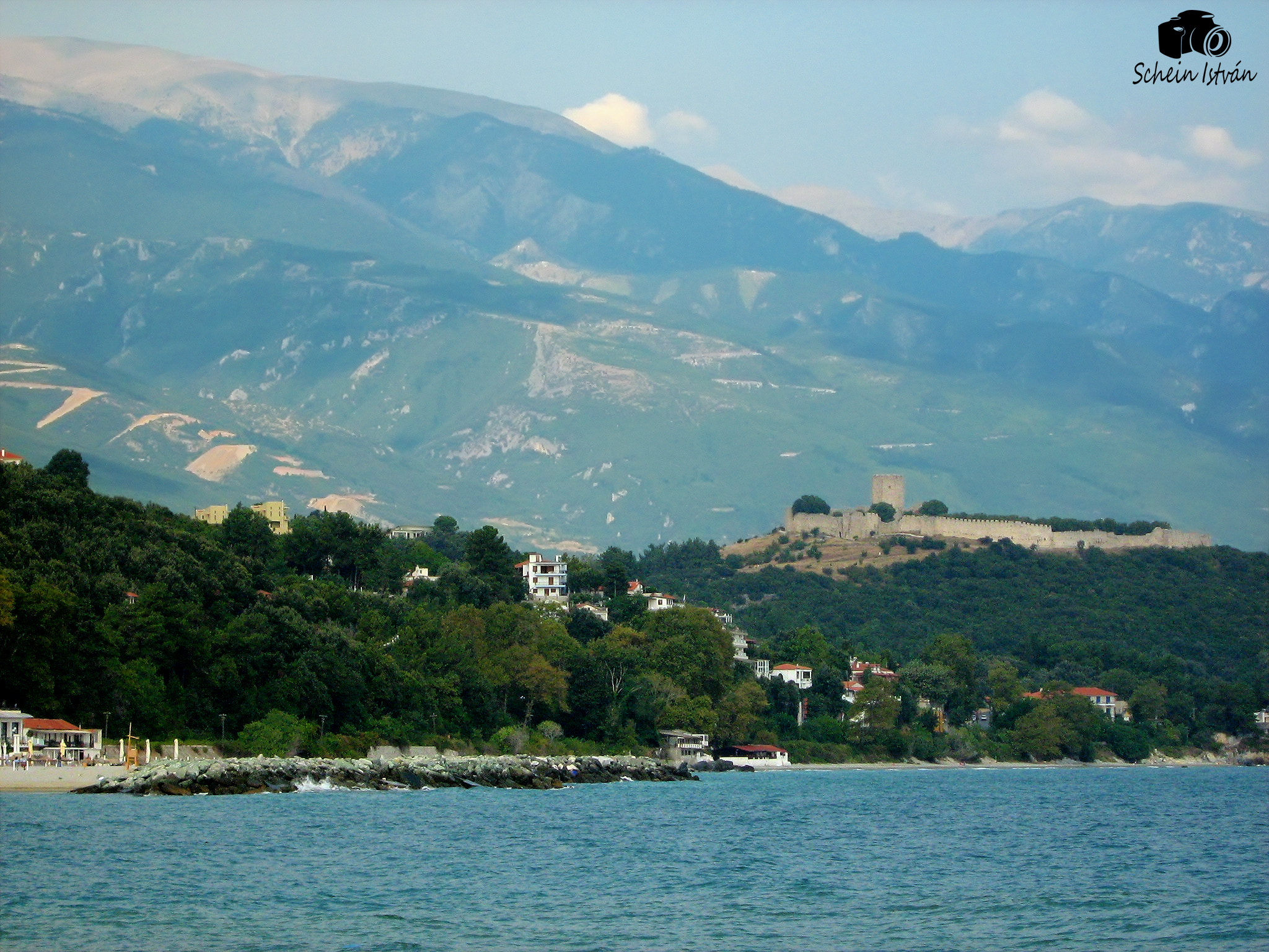 Canon POWERSHOT A460 sample photo. Castle  of platamonas and the olympos photography