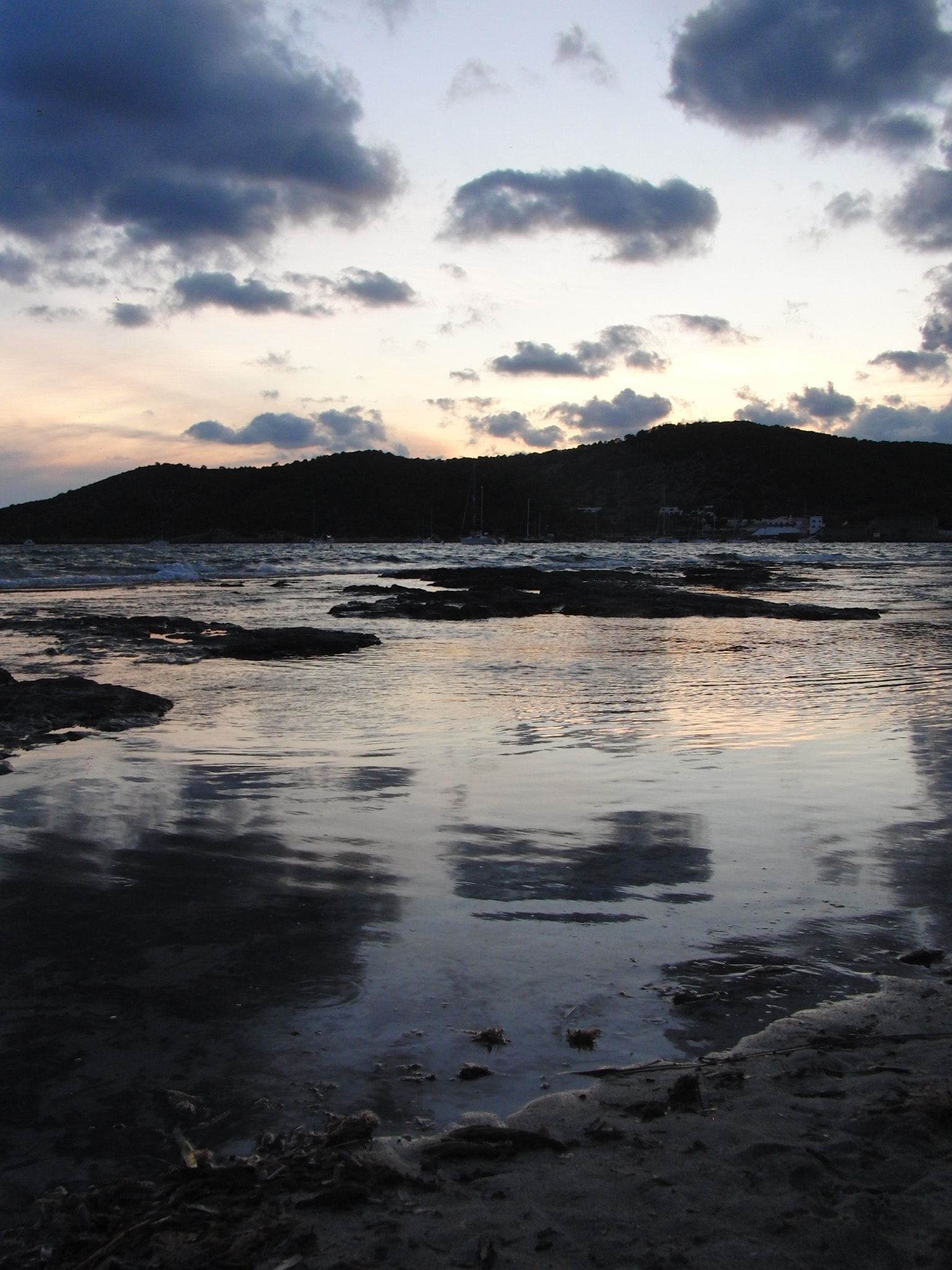 CASIO EX-F1 sample photo. Atardecer en la playa de ses salines, ibiza photography