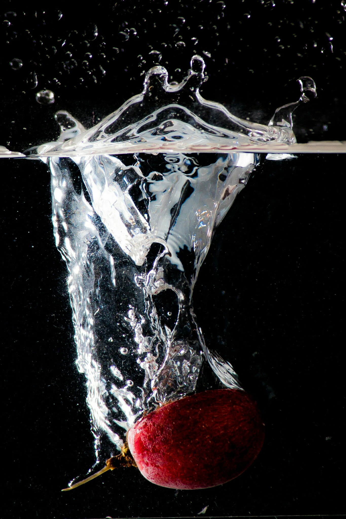 Minolta AF 80-200mm F2.8 HS-APO G sample photo. Red splash  photography
