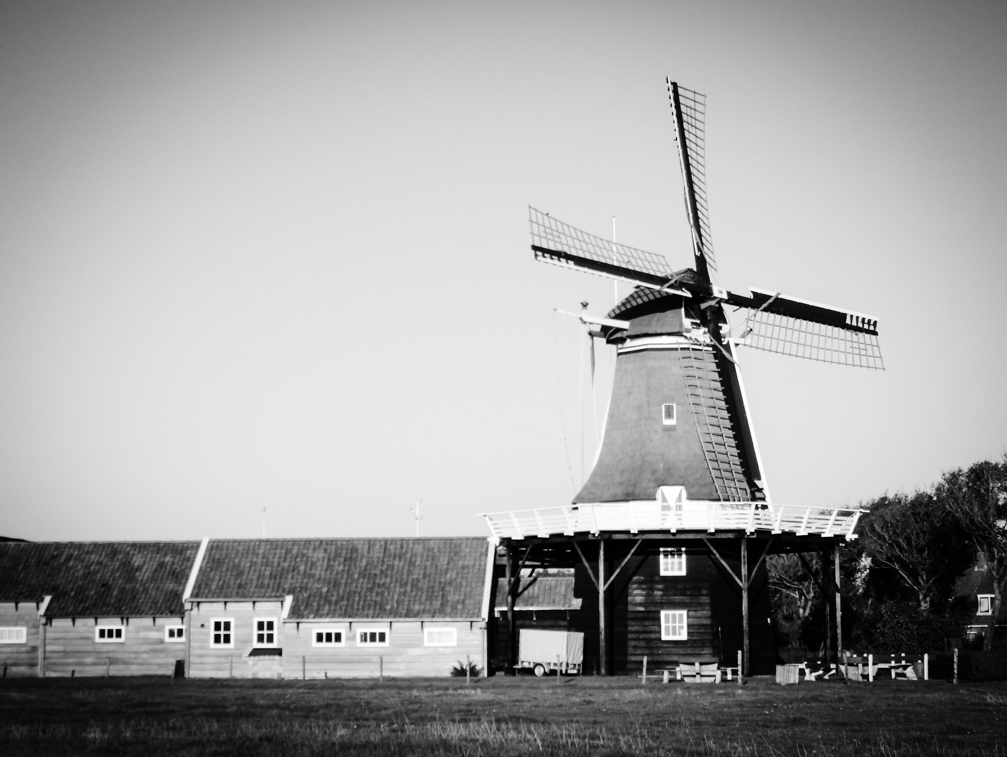 Olympus SZ-31MR sample photo. Dutch mustard- and grainmill  photography