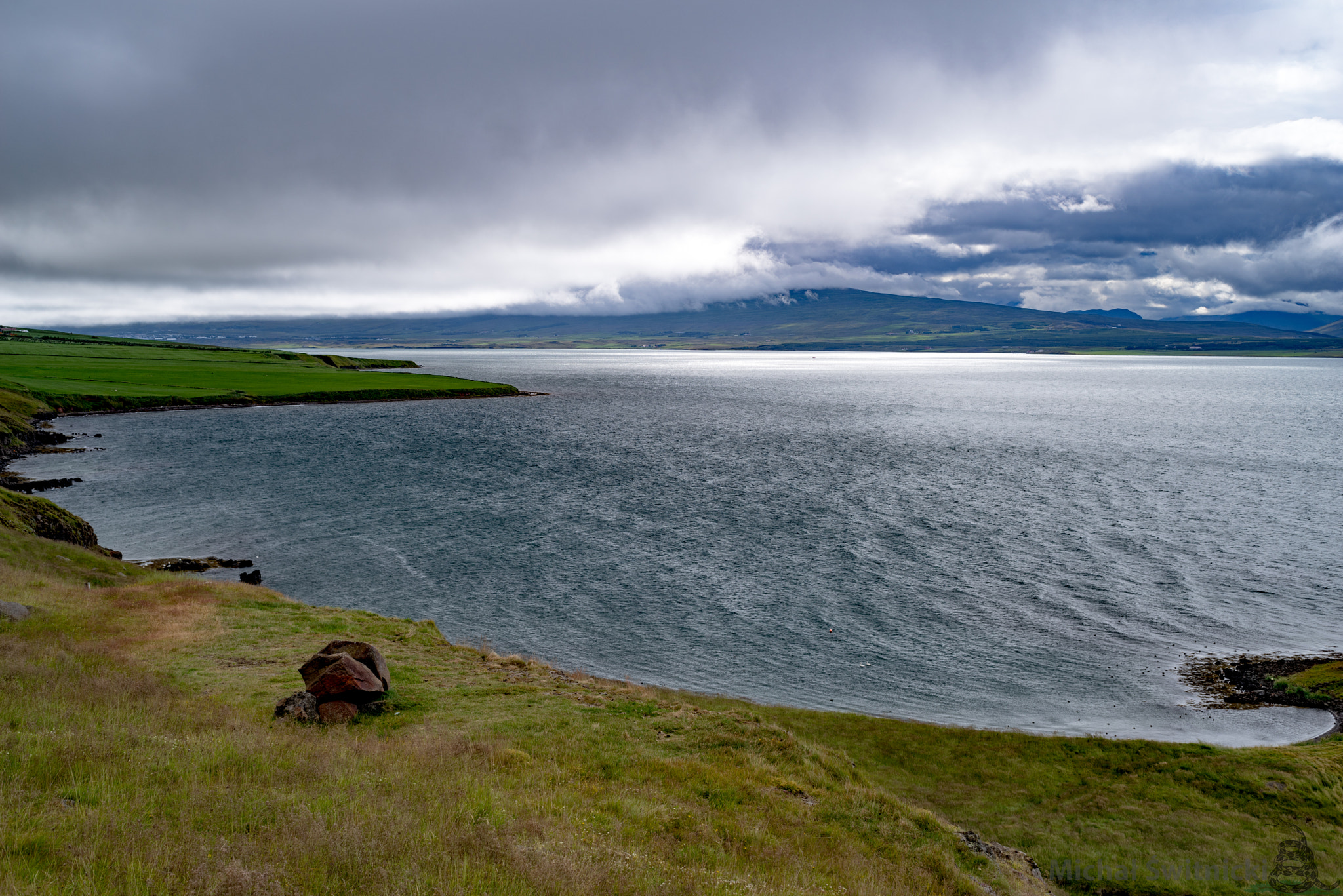 Pentax K-1 sample photo. Eyjafjörður meadow photography