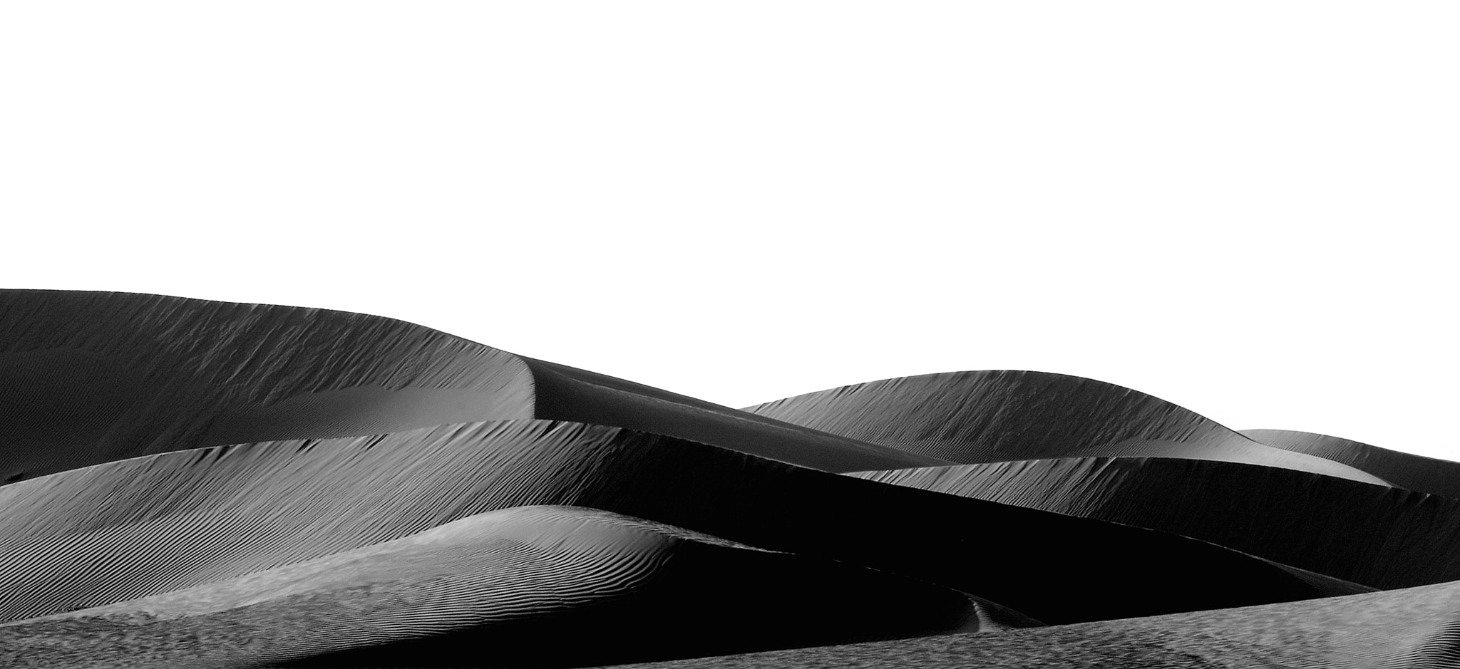 Nikon AF-S Nikkor 70-200mm F2.8G ED VR II sample photo. Black & white desert photography