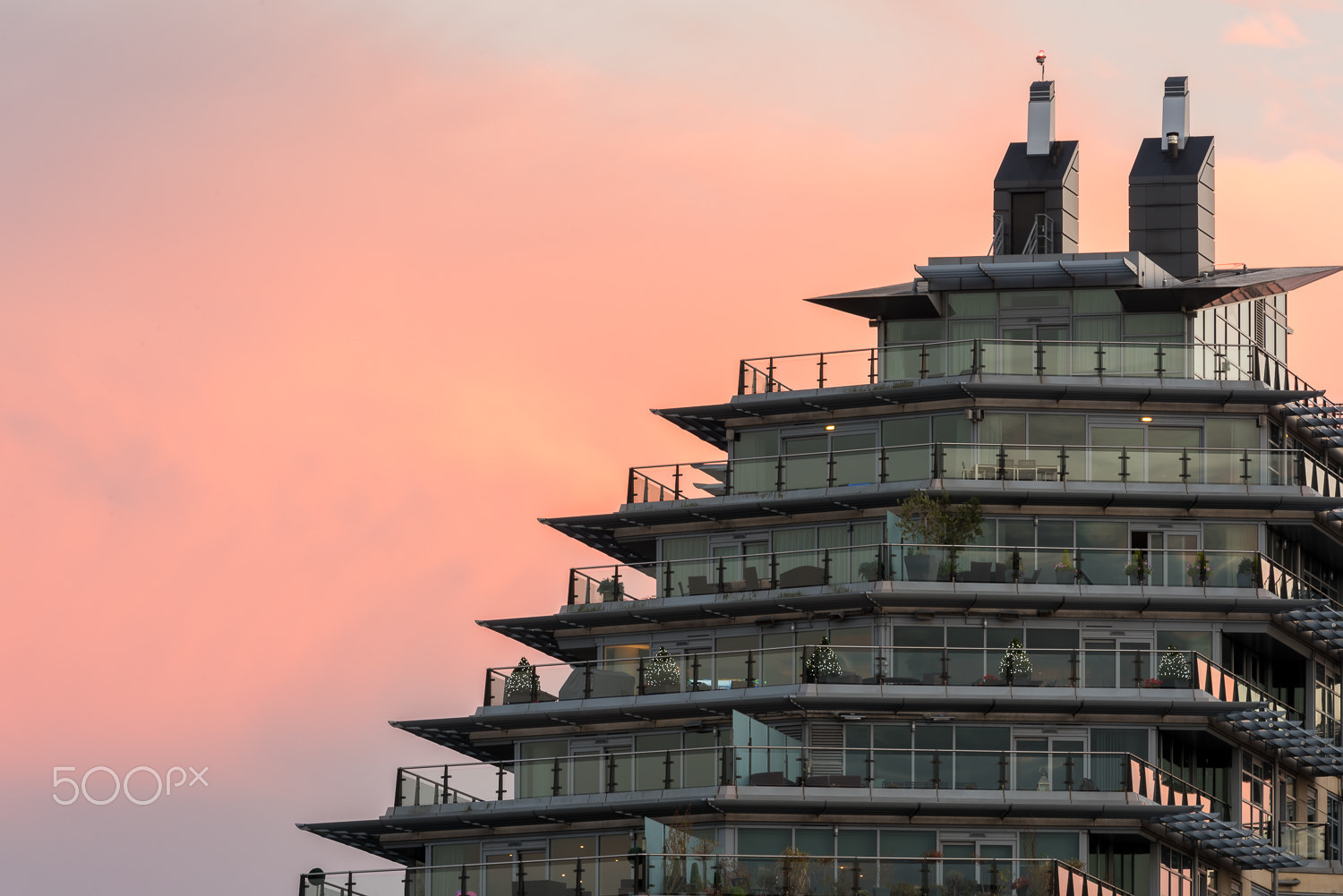 Nikon Nikkor AF-S 300mm F4E PF ED VR sample photo. Sunset over battersea reach photography