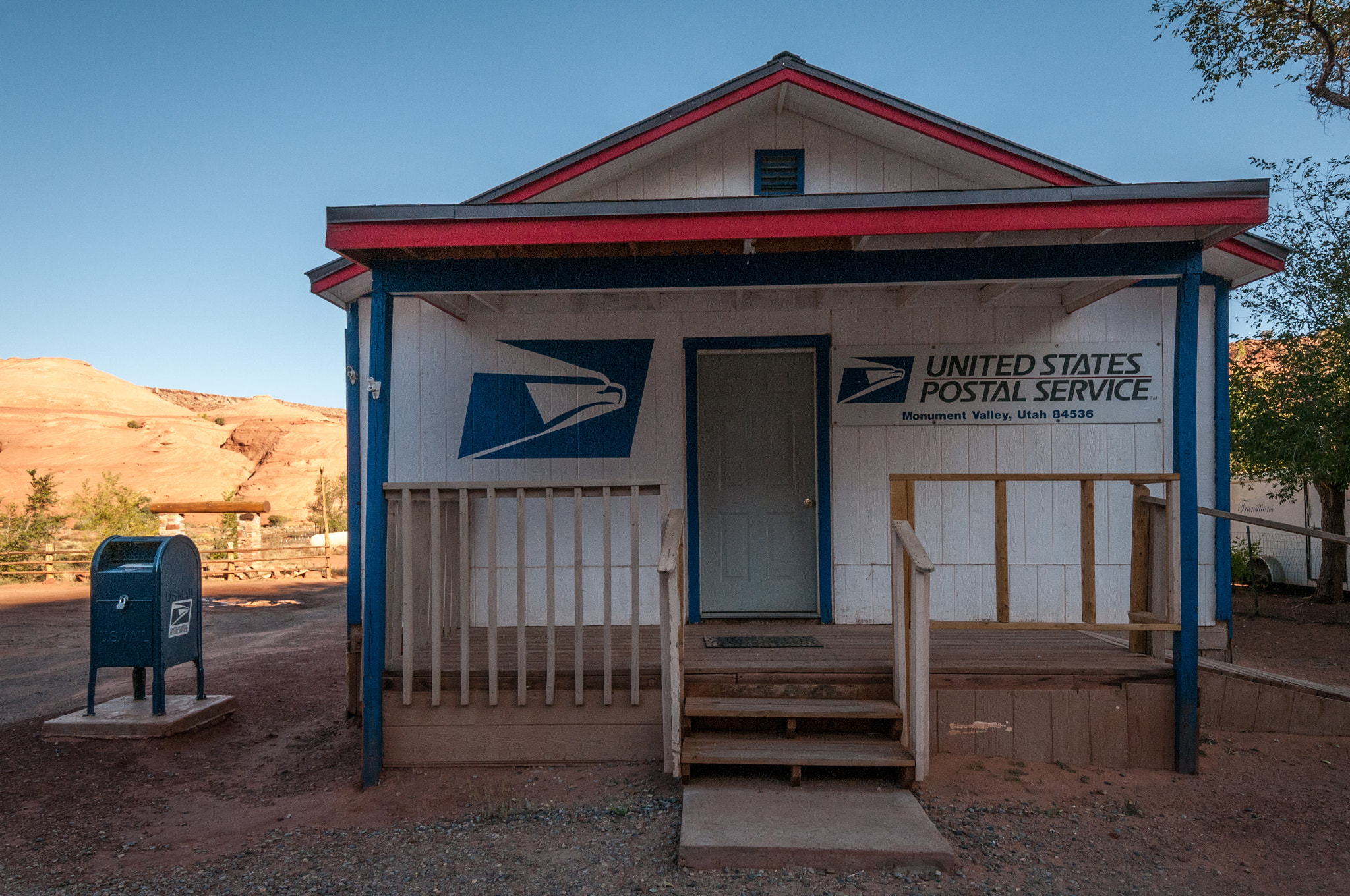 Nikon D300 sample photo. Monument valley post office photography