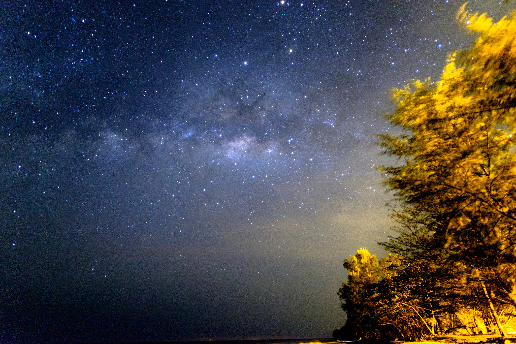 ZEISS Touit 12mm F2.8 sample photo. Tanjung leman starscape photography