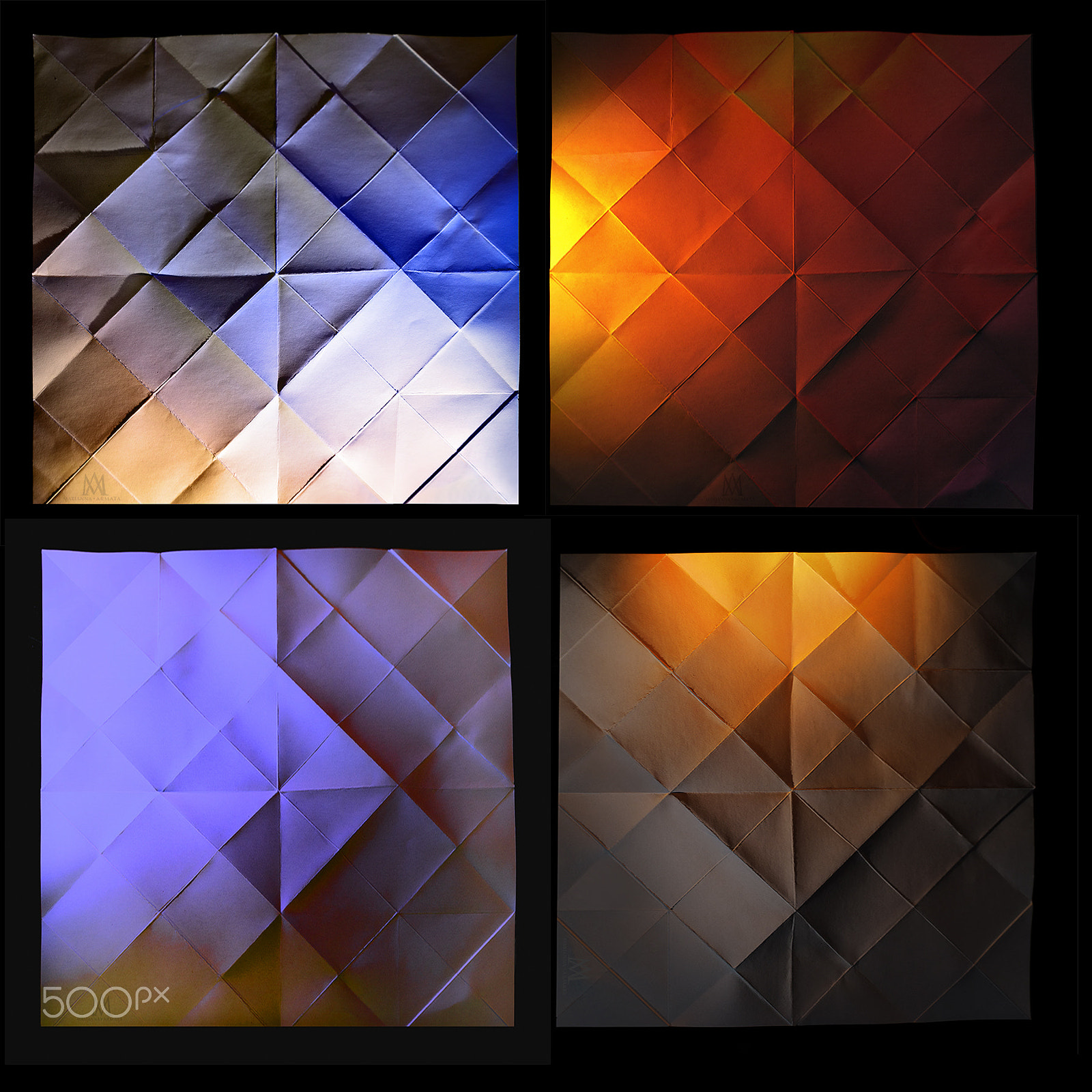 Panasonic Lumix DMC-GH4 sample photo. Paper quadriptych photography