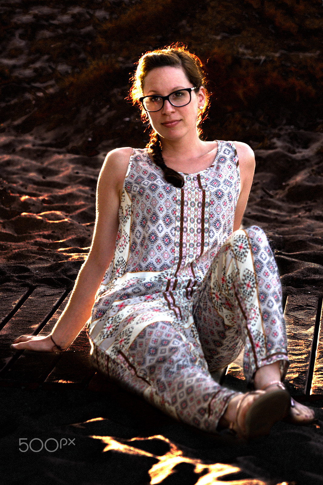 70-200mm F2.8 sample photo. Nora, sundown photography