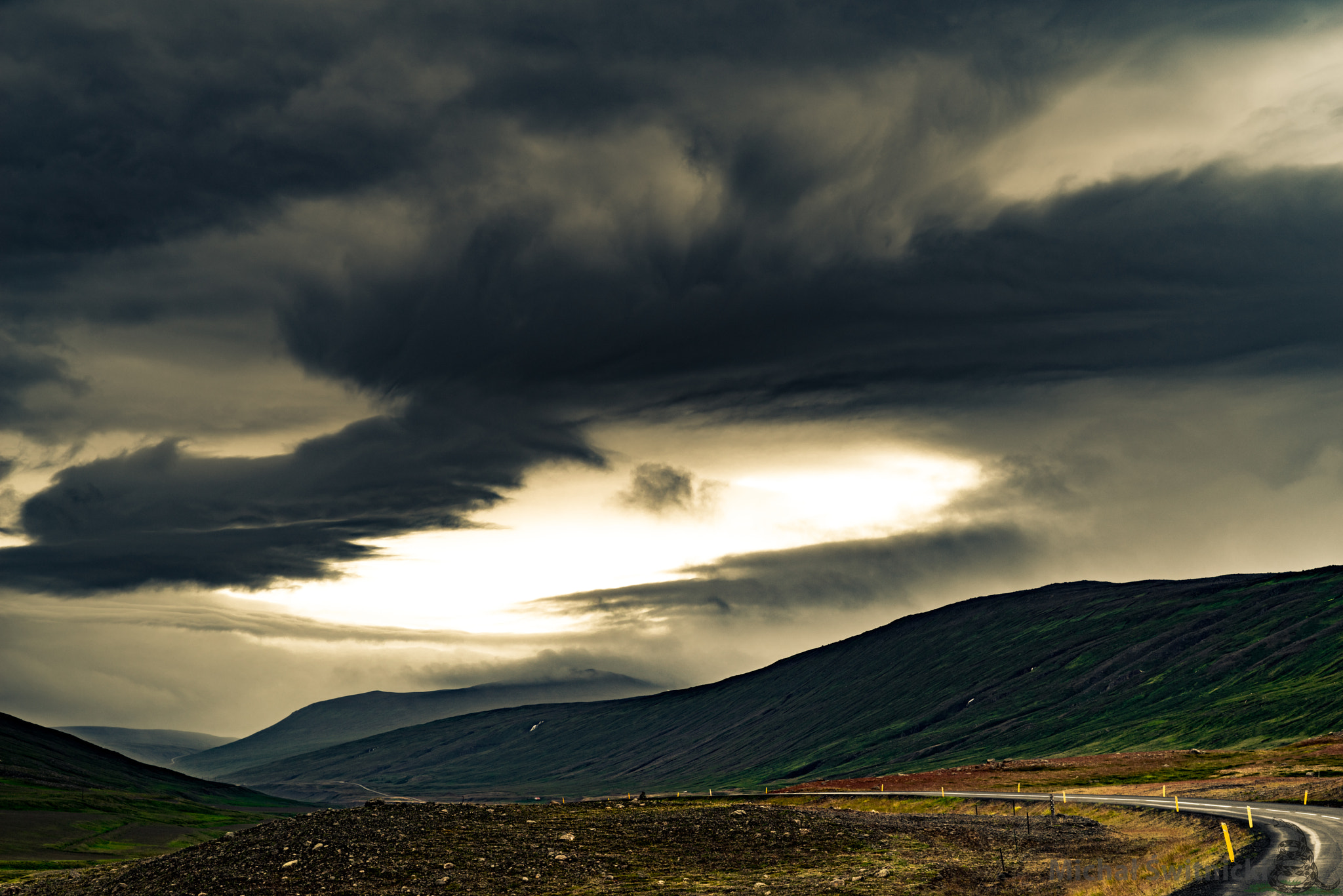 Pentax K-1 sample photo. Sunset on the way to egilsstadir photography