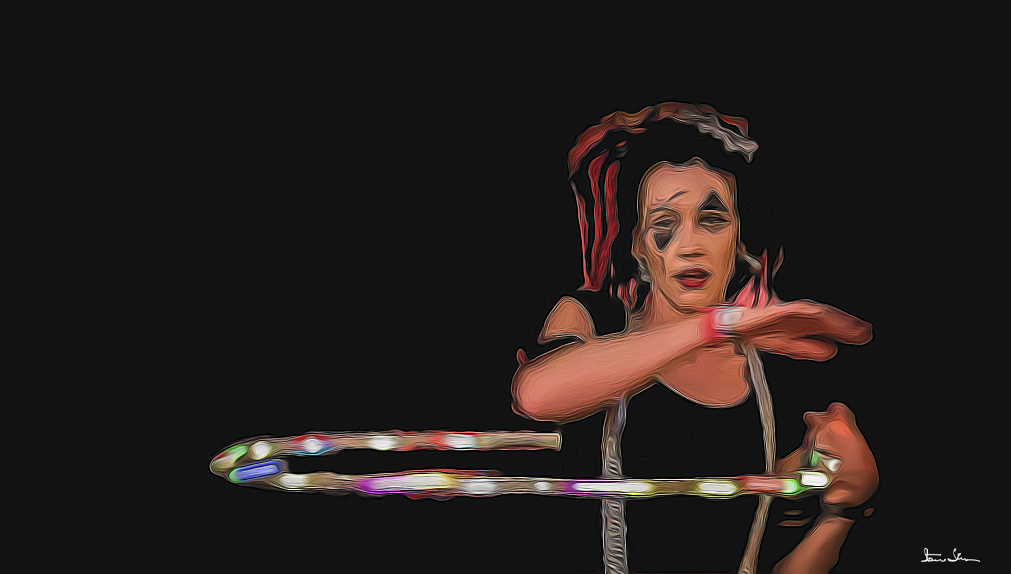 Sigma 18-35mm f/1.8 DC HSM sample photo. Hoop dancer photography