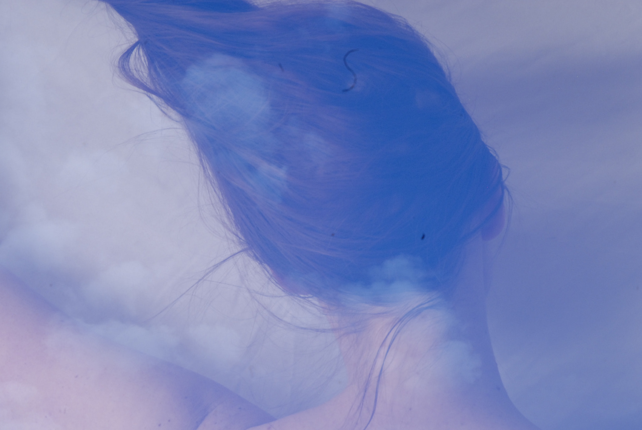Nikon D200 sample photo. Self and clouds photography