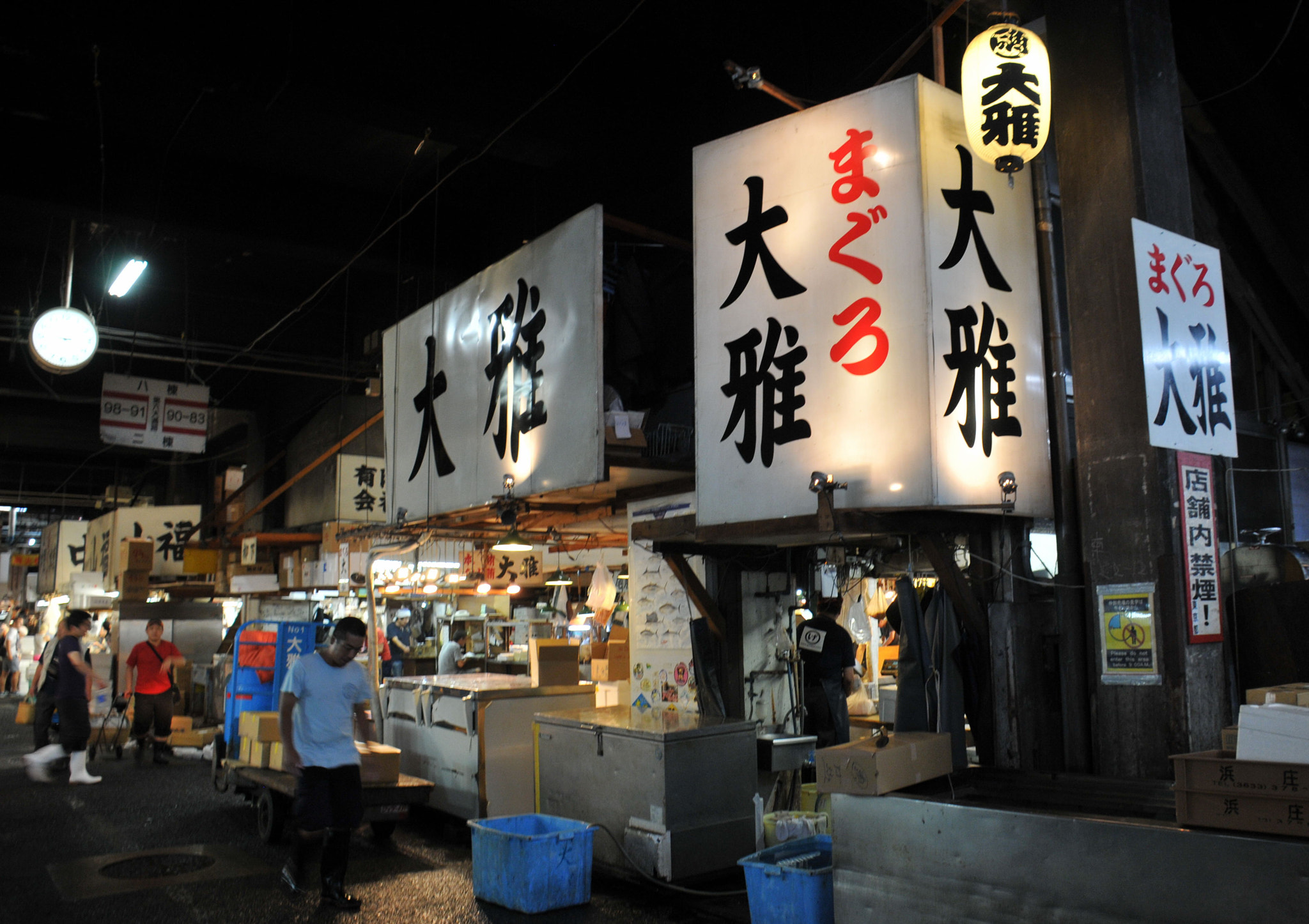Nikon D300S sample photo. Tokyo fish central market photography