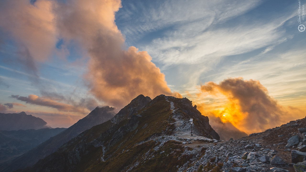 Samyang 14mm F2.8 ED AS IF UMC sample photo. Dynamic sunset over the tatra mountains. photography