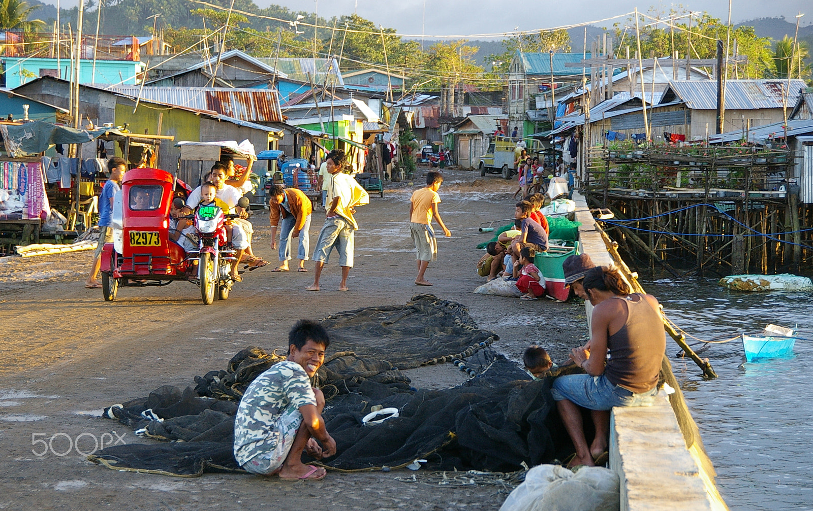 Pentax *ist DS sample photo. Urban life in outskirt of masbate, philippines photography
