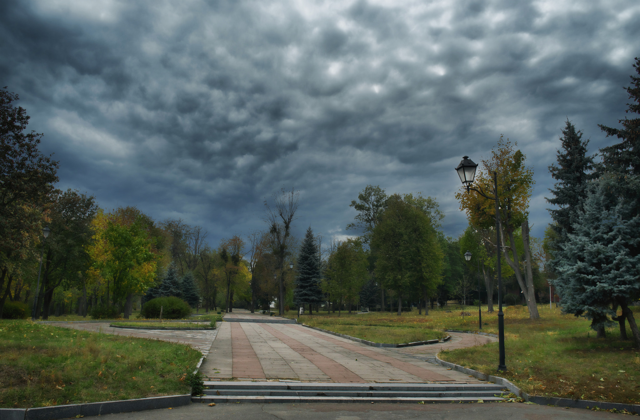 24-70mm F/2.8 G sample photo. Autumn park photography