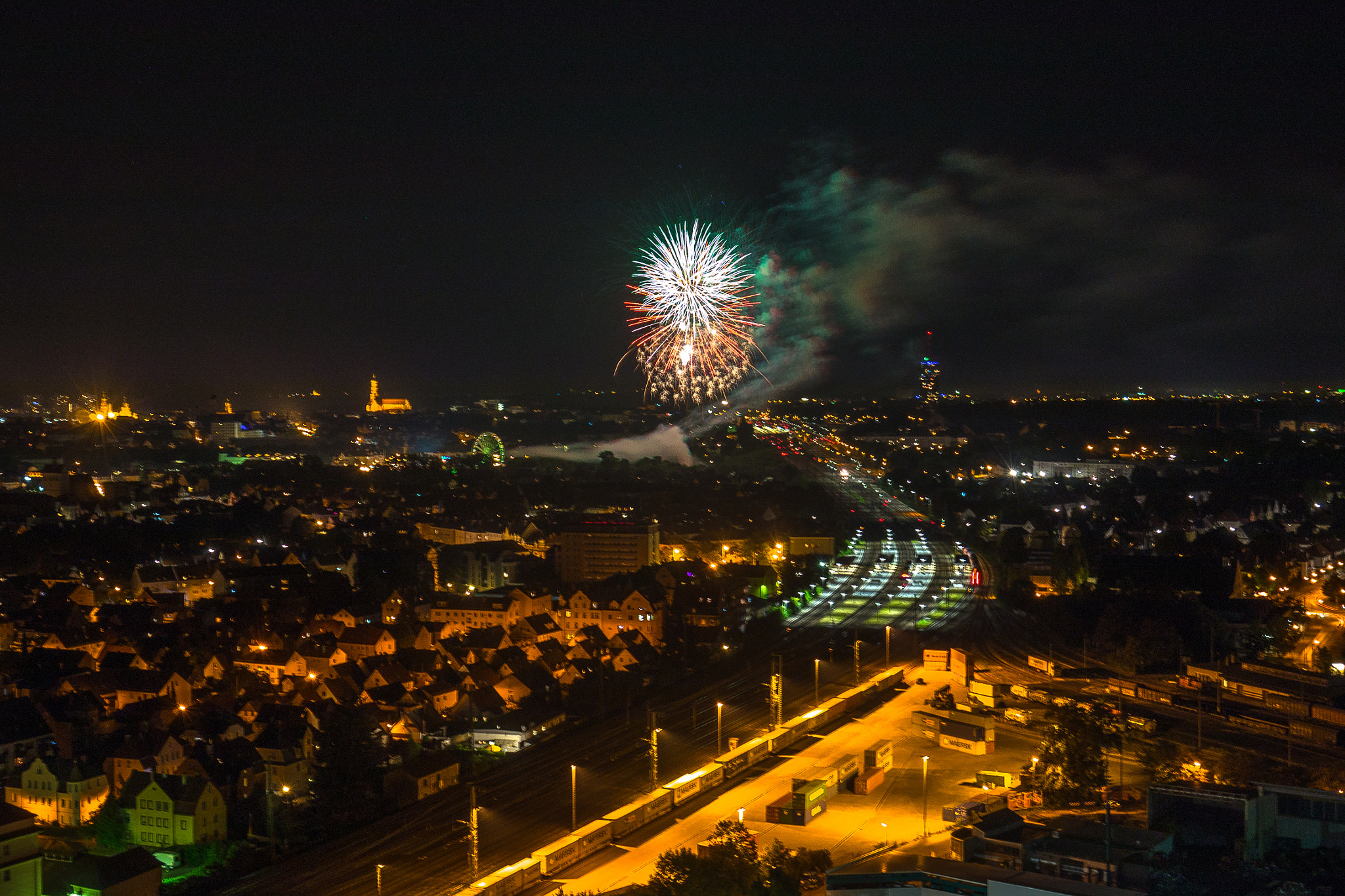 Panasonic Lumix DMC-G5 sample photo. Plärrerfeuerwerk photography