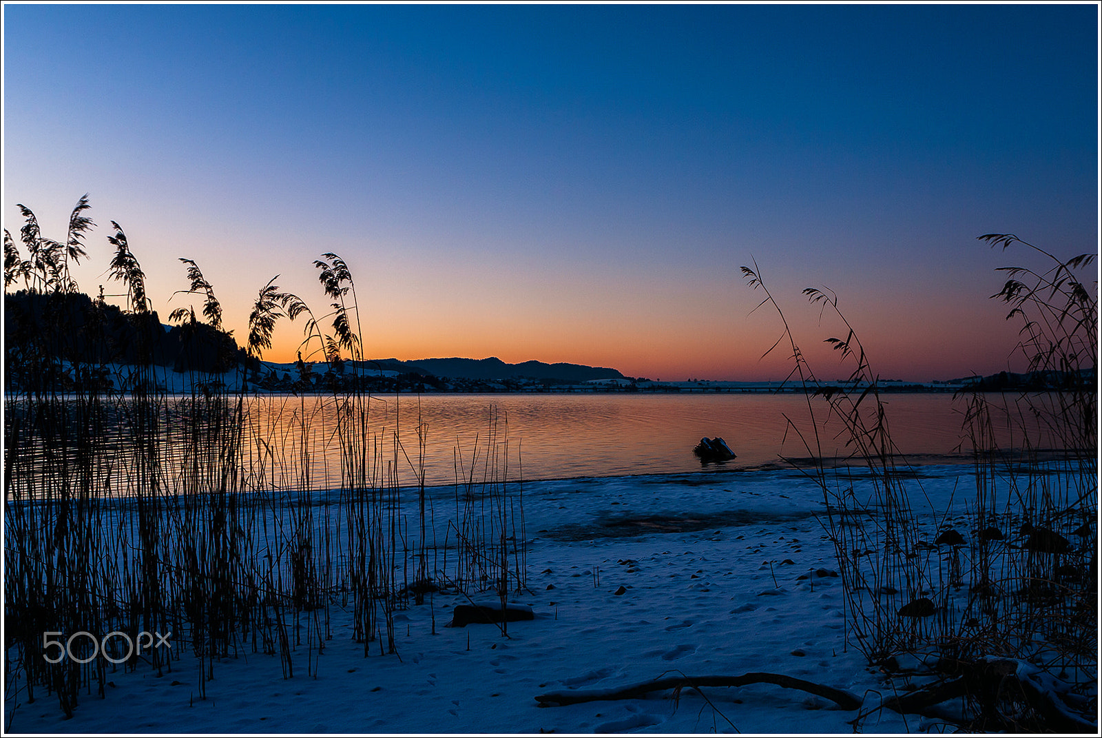 Canon EOS-1D Mark II N sample photo. Abendstimmung sihlsee photography