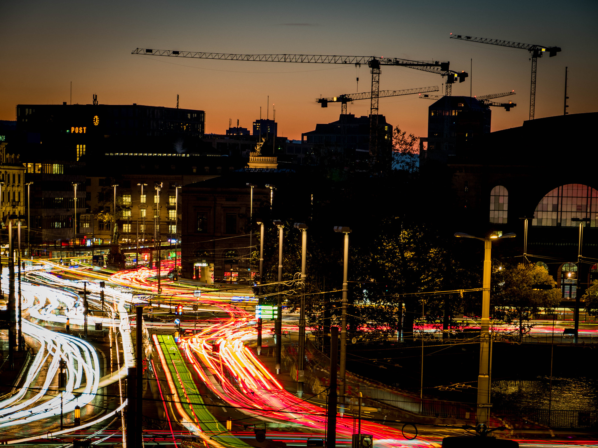 Olympus OM-D E-M5 II sample photo. A long time i didnt went out with my camera and explore zurich by night photography