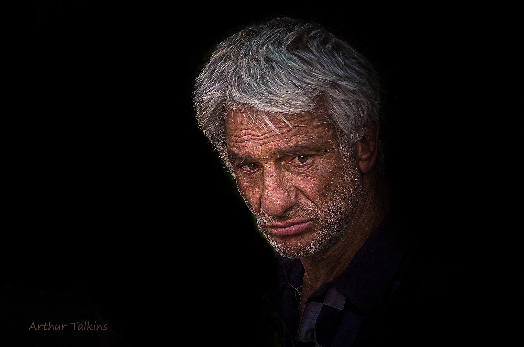 Pentax K-5 sample photo. Dour, .. a man with a sullen demeanor... photography