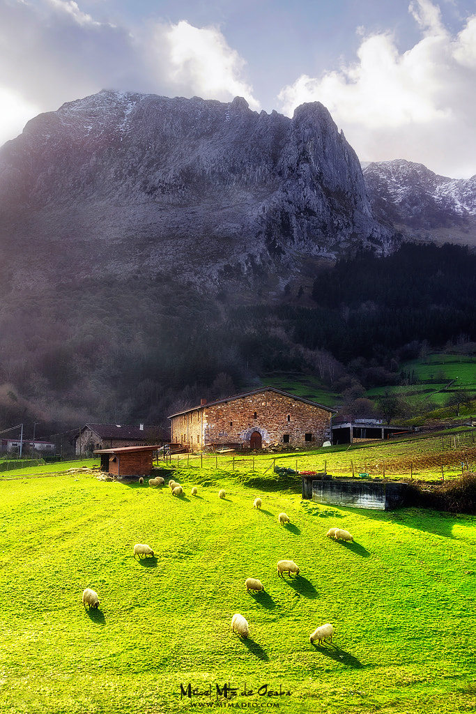 Sony E 18-200mm F3.5-6.3 OSS sample photo. Postcard from basque country photography