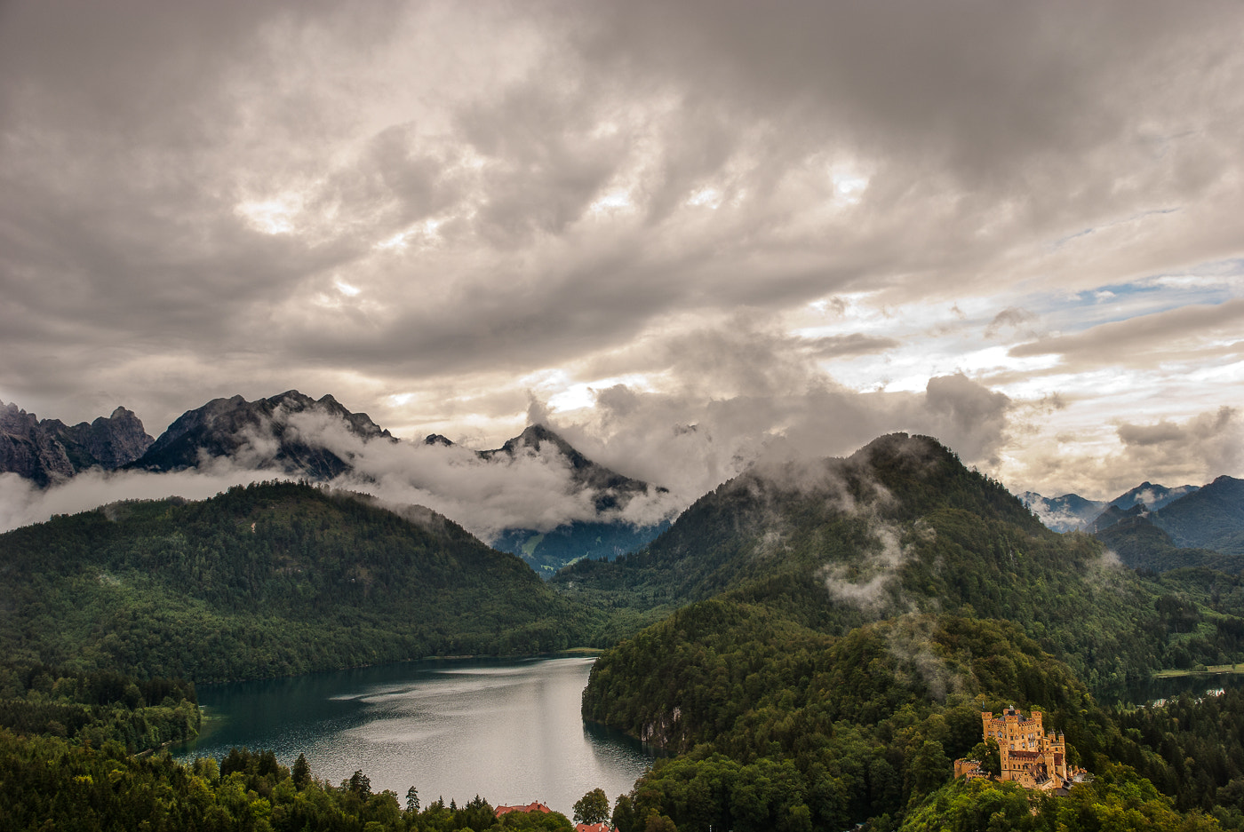 Nikon D60 sample photo. Hohenschwangau castle photography