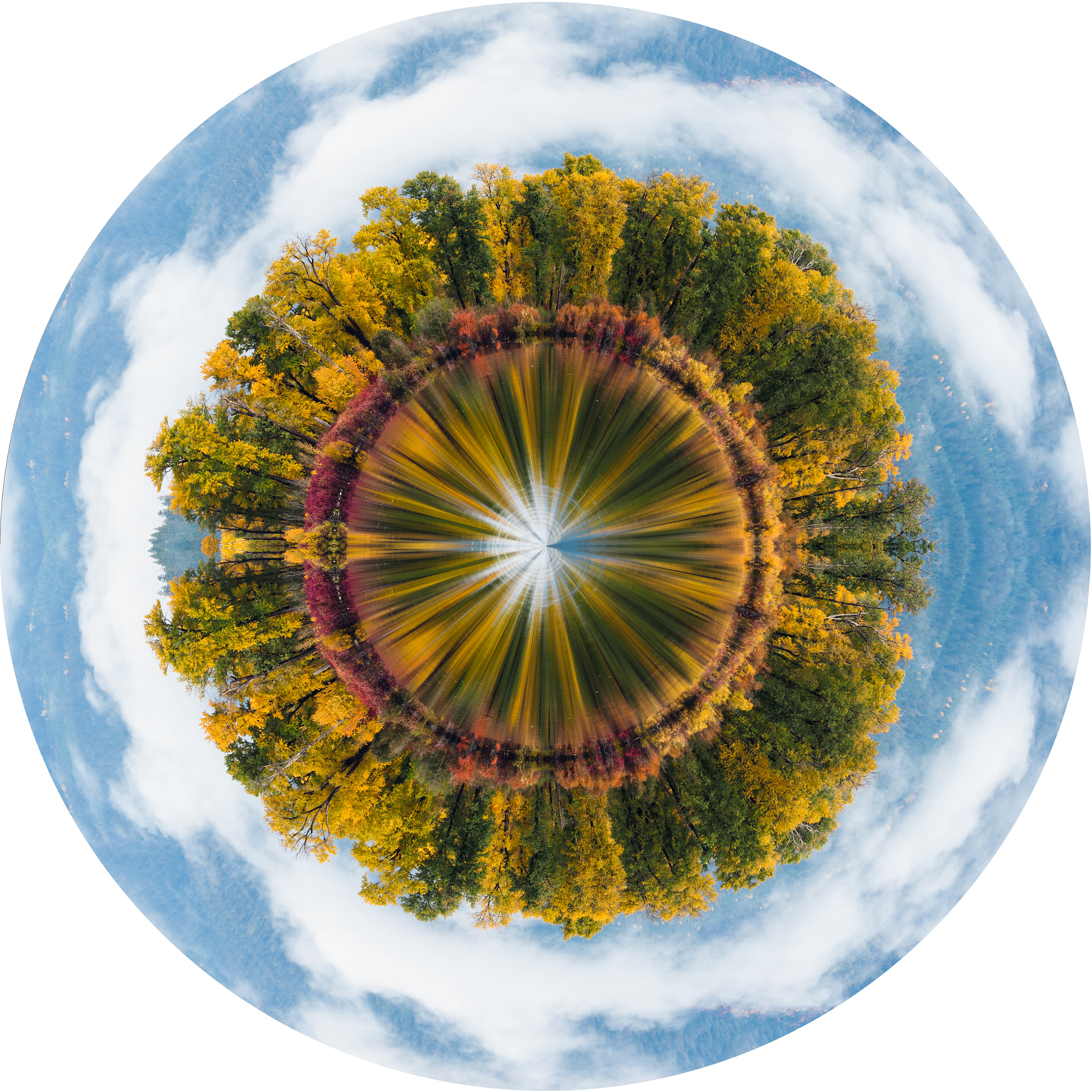 Olympus OM-D E-M5 II + Panasonic Lumix G X Vario 35-100mm F2.8 OIS sample photo. Autumn relfections little planet photography