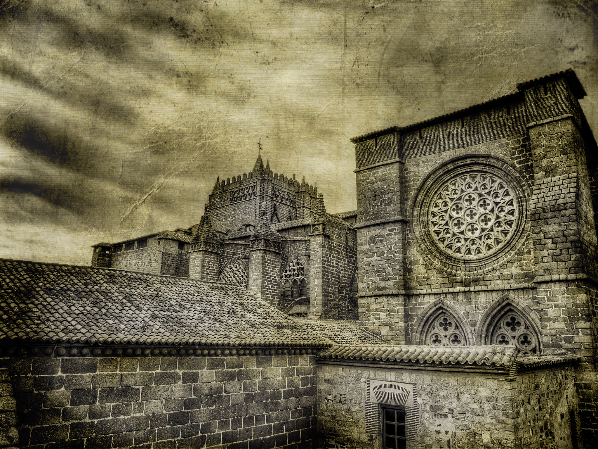 Olympus PEN E-PL1 sample photo. Catedral de avila photography