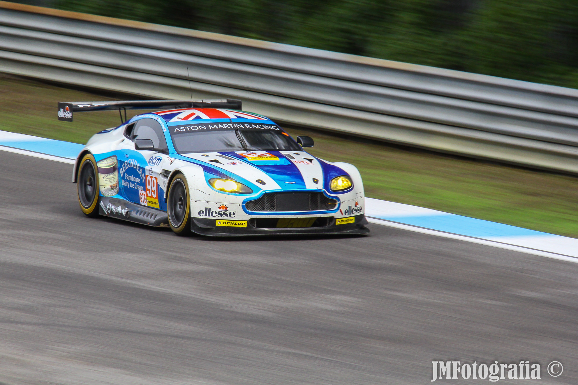 Sigma 70-200mm F2.8 EX DG OS HSM sample photo. Austin martin racing photography