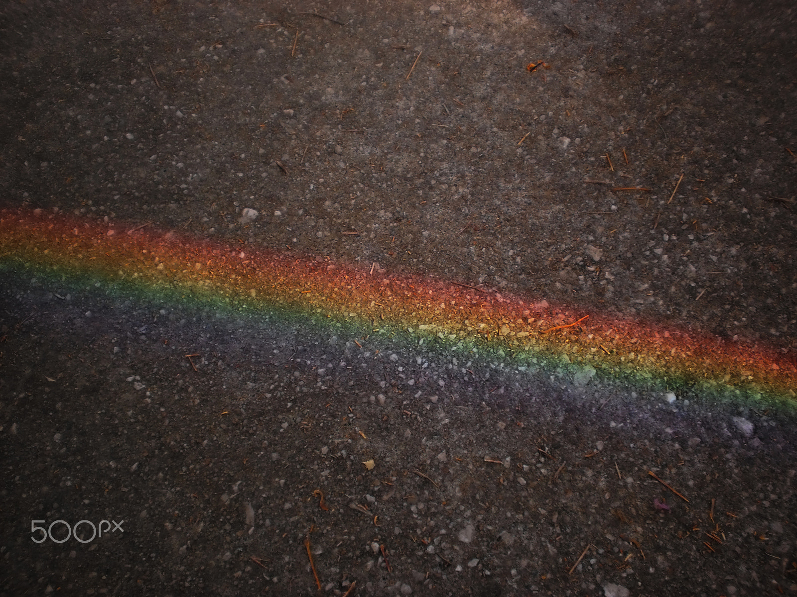Olympus T105,T100,X36 sample photo. Rainbow photography
