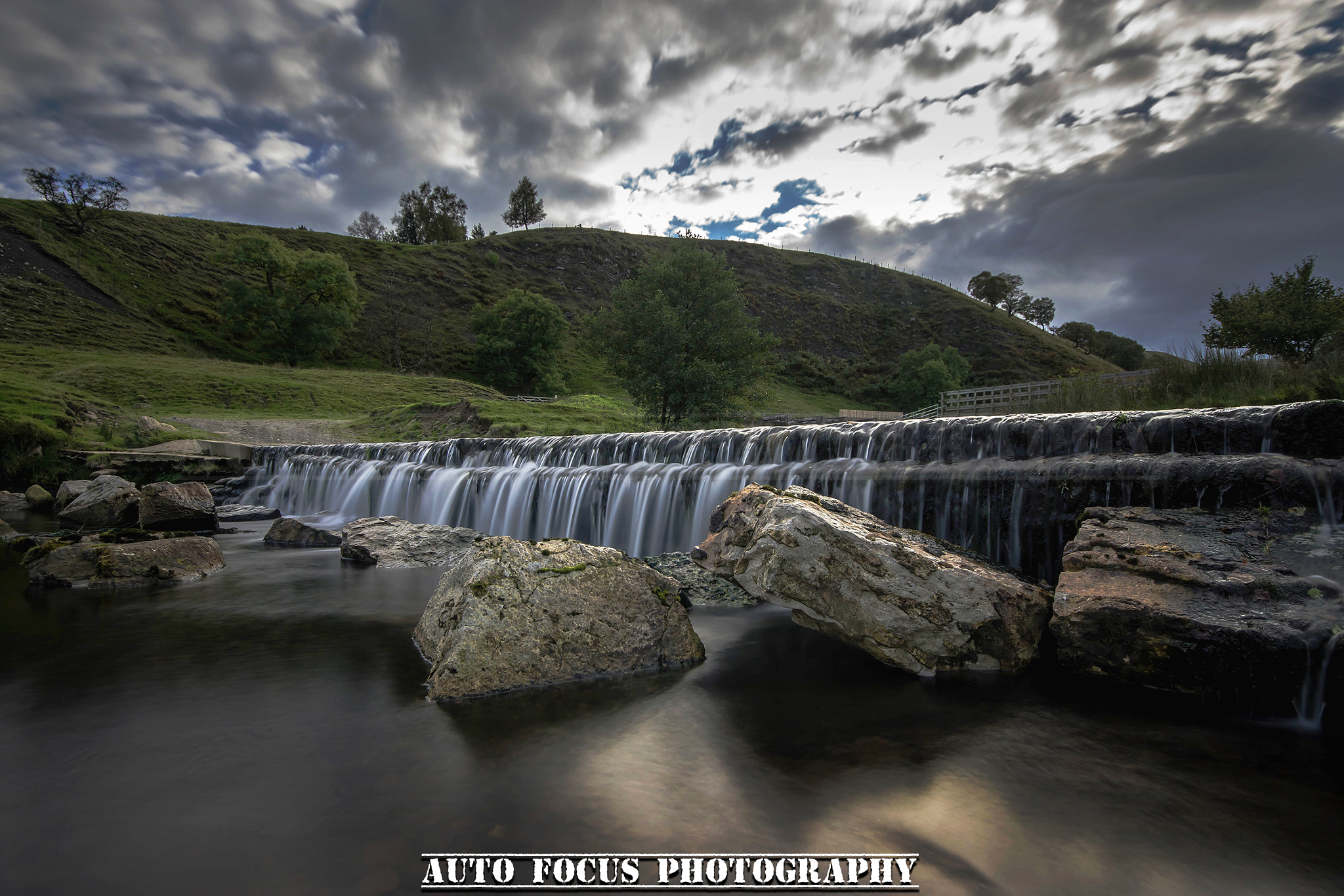 Sony SLT-A68 + Minolta AF 28-80mm F3.5-5.6 II sample photo. River ashop weir, derbyshire photography