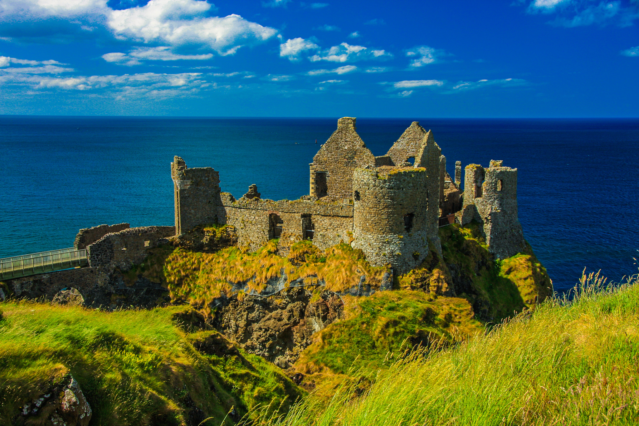 Sigma 18-250mm F3.5-6.3 DC OS HSM sample photo. Dunluce castle photography