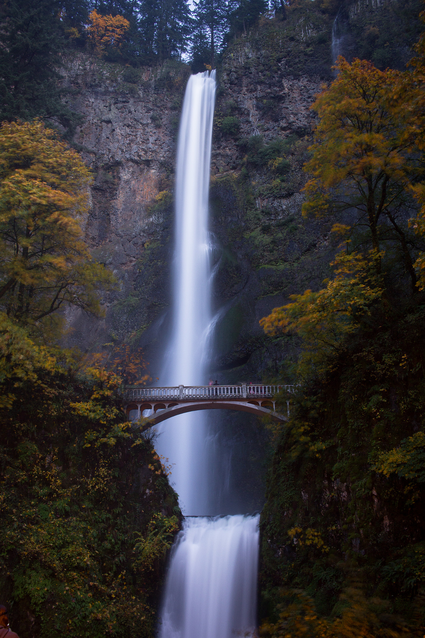Canon EF-S 24mm F2.8 STM sample photo. Multnomah falls photography