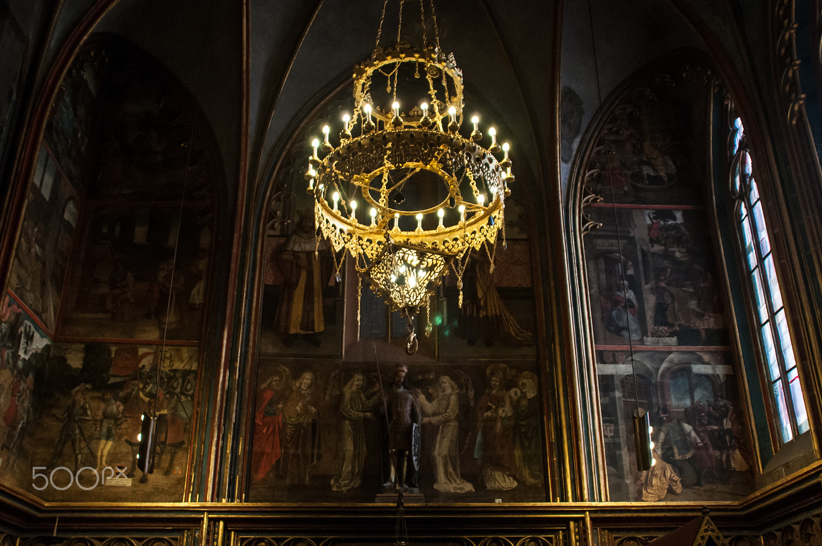 Nikon D300 sample photo. St. wenceslas chapel photography