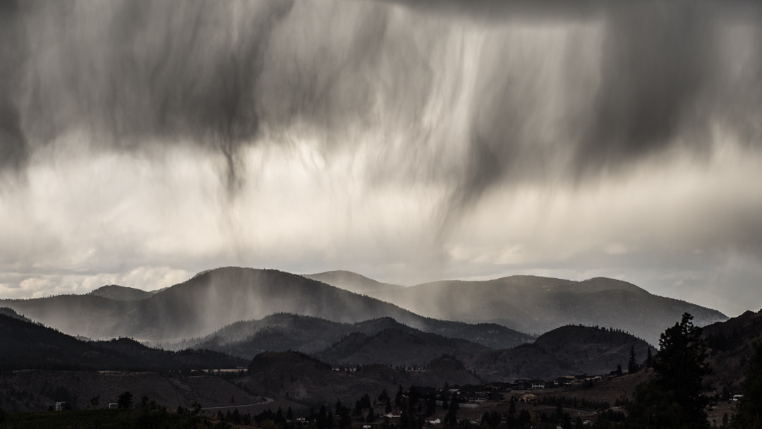 Sony a7R + Minolta AF 50mm F1.7 sample photo. Taken in okanagan falls bc during a rain storm passing through photography