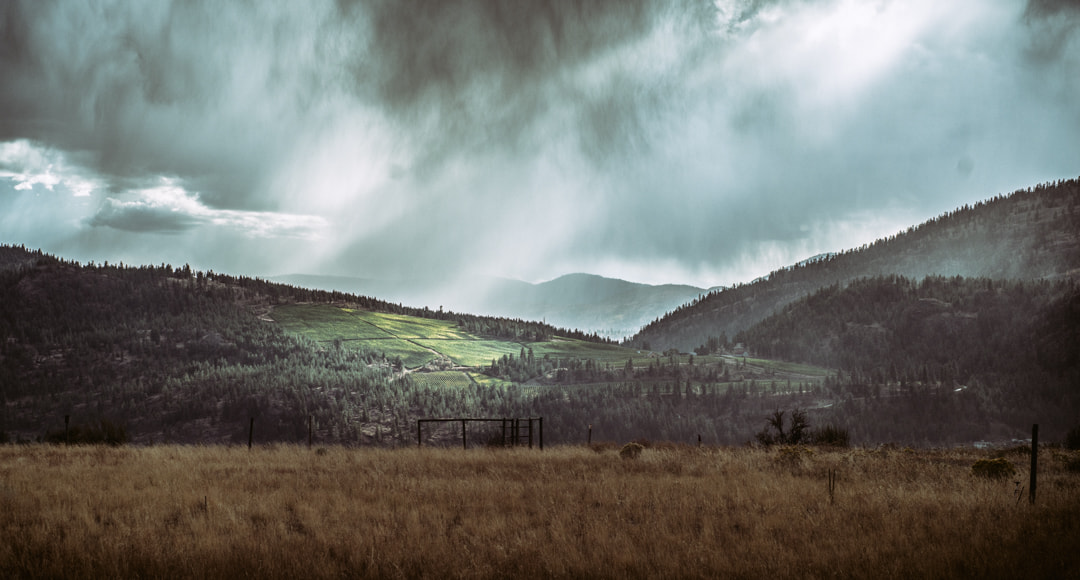 Sony a7R + Minolta AF 50mm F1.7 sample photo. Okanagan falls bc. lighting storm . tried to edit  ... photography