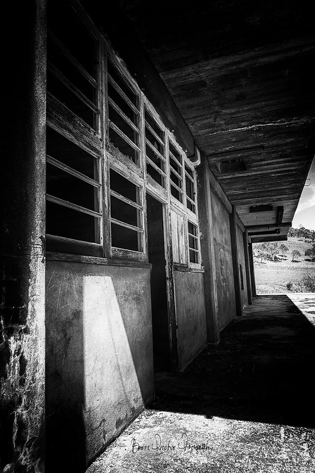 Sigma 24-70mm F2.8 EX DG HSM sample photo. Abandoned abittoir photography