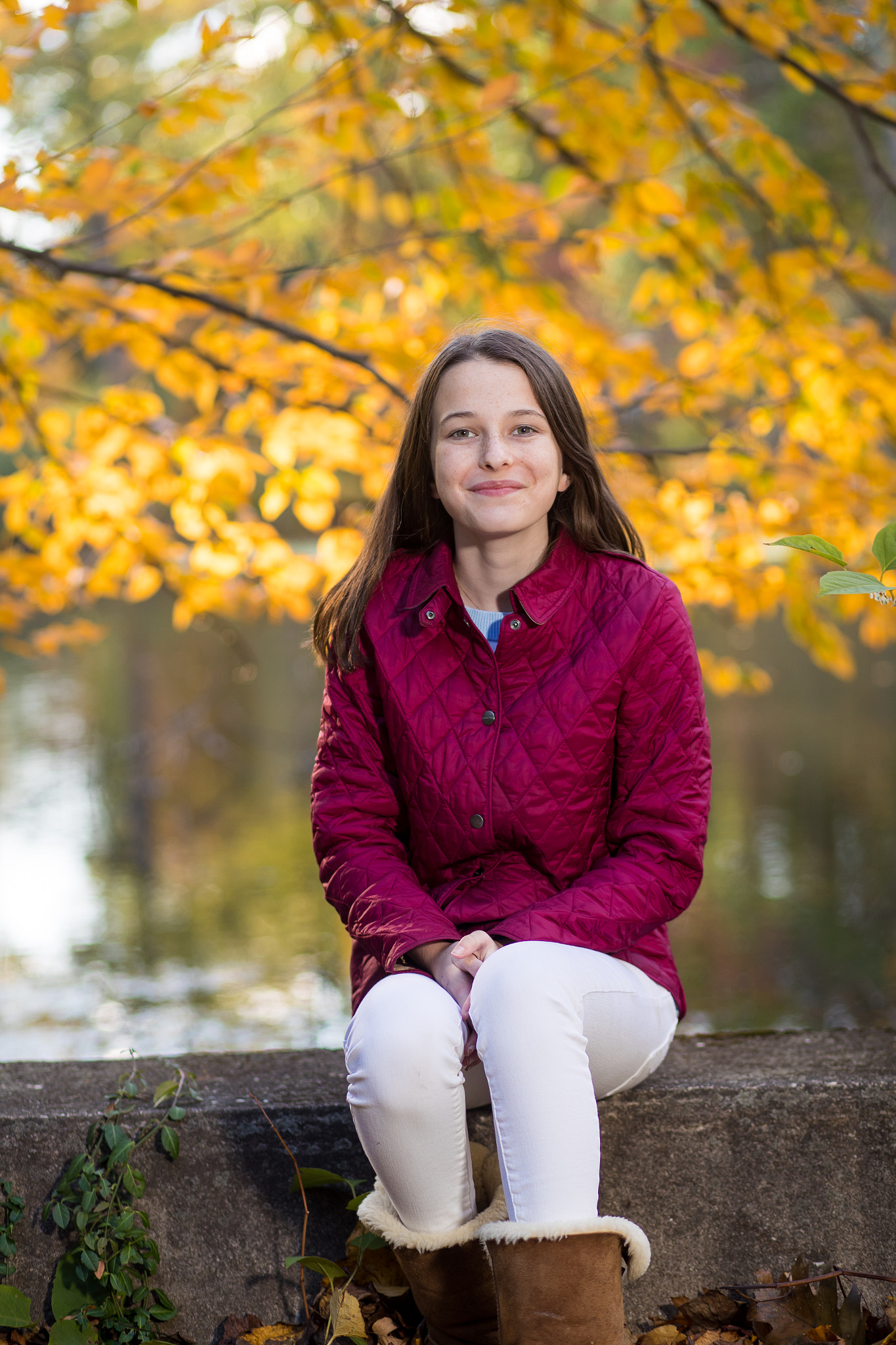 Canon EF 85mm F1.8 USM sample photo. Fall at baileys arboretum photography