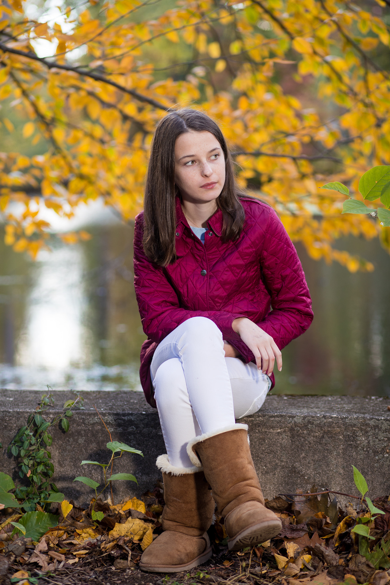 Canon EF 85mm F1.8 USM sample photo. Fall at baileys arboretum photography