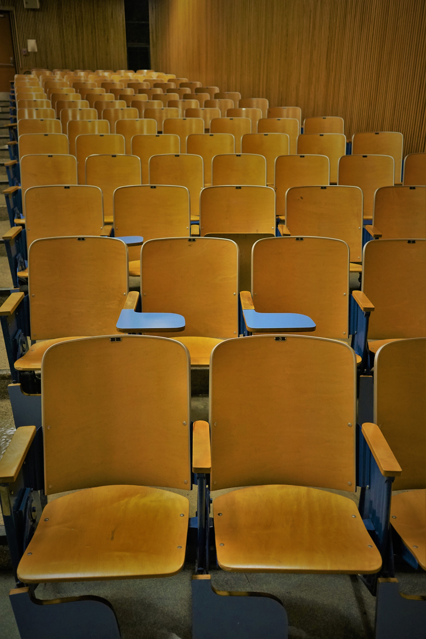 Sony a6300 + Sigma 19mm F2.8 EX DN sample photo. Classroom chairs photography