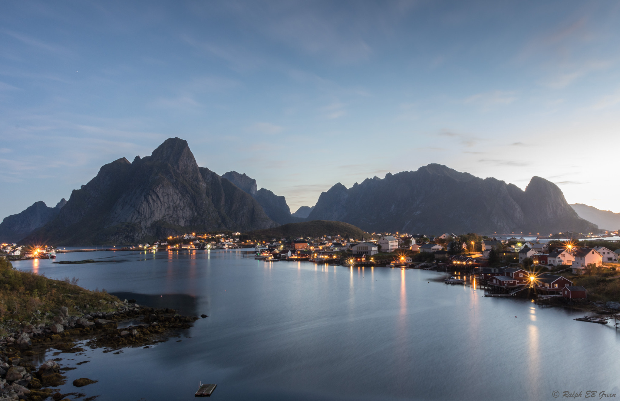 Sigma 17-50mm F2.8 EX DC HSM sample photo. Reine just before sunrise photography
