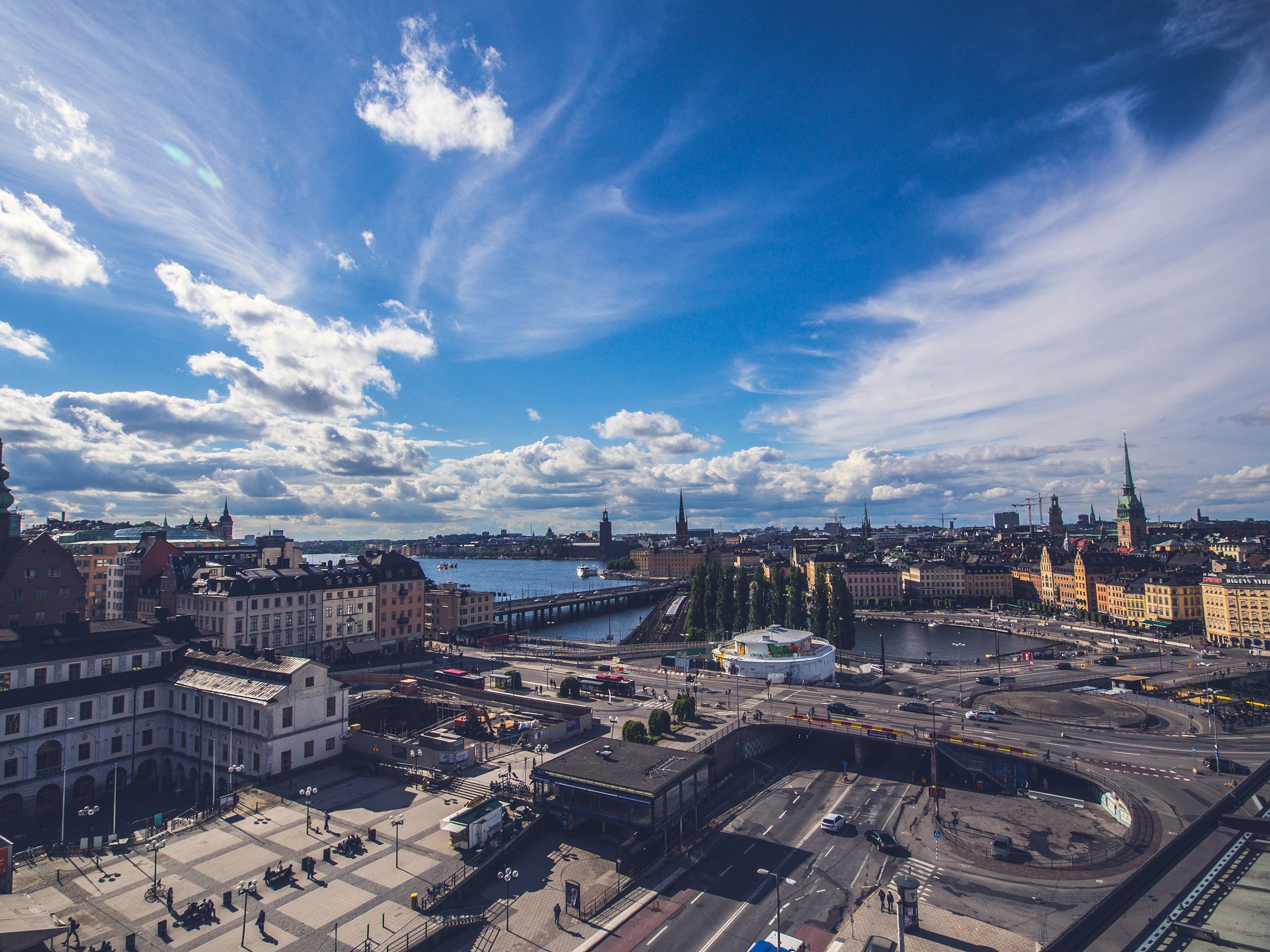 Olympus OM-D E-M10 + OLYMPUS M.9-18mm F4.0-5.6 sample photo. Stockholm from a view photography