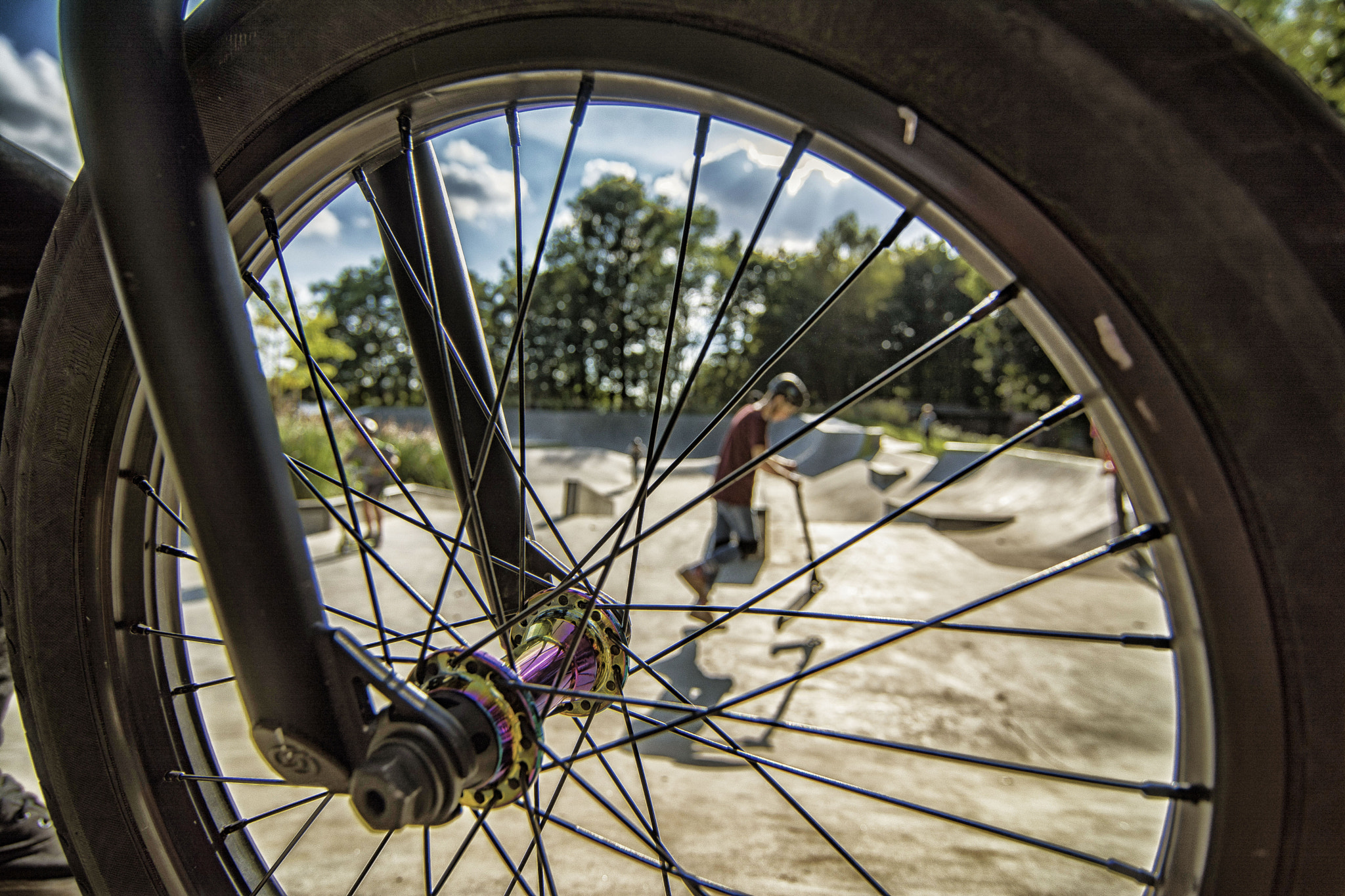 Tokina AT-X Pro 12-24mm F4 (IF) DX sample photo. Life on wheels photography