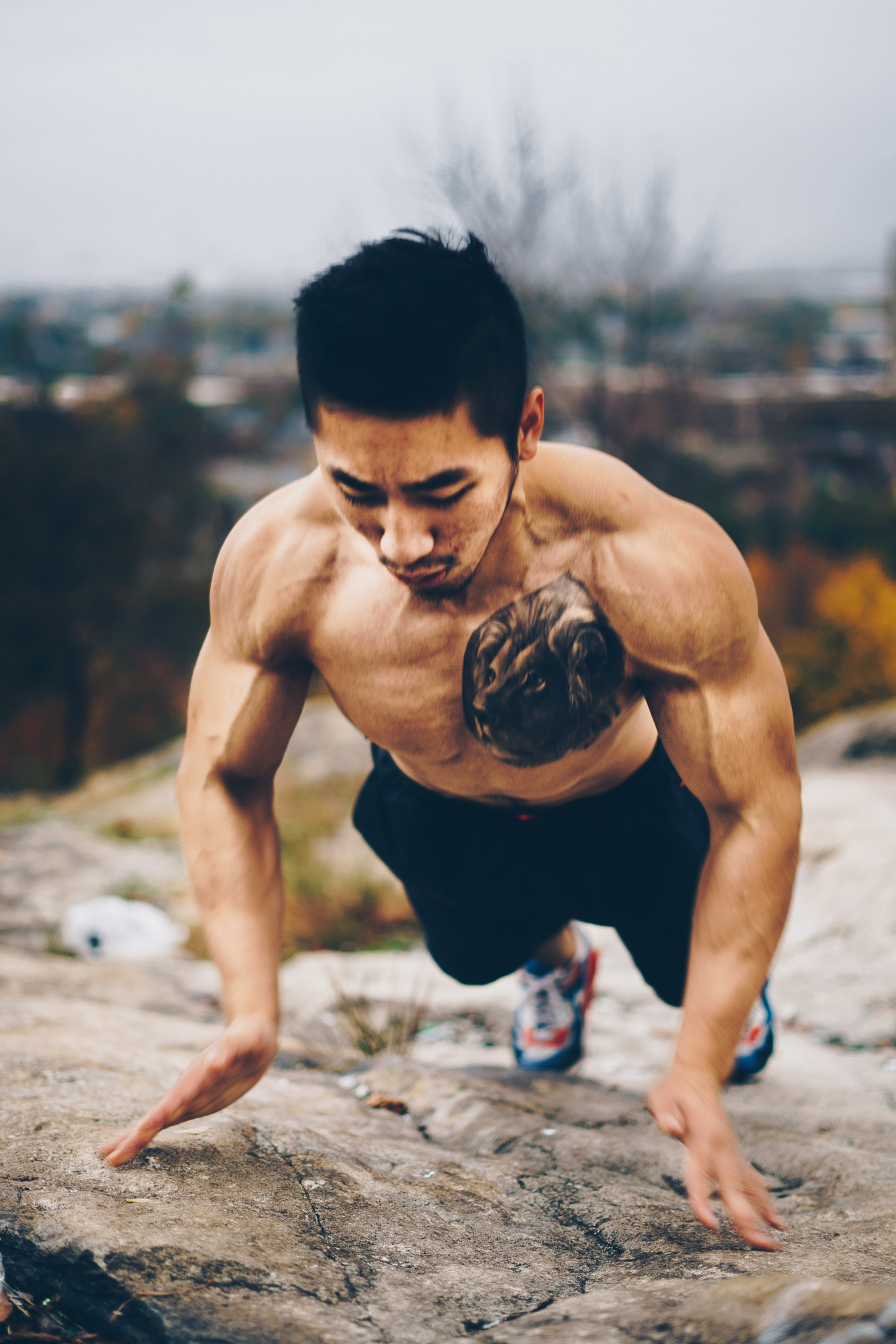 Sony a7R II + Sony FE 50mm F1.8 sample photo. Muscles photography