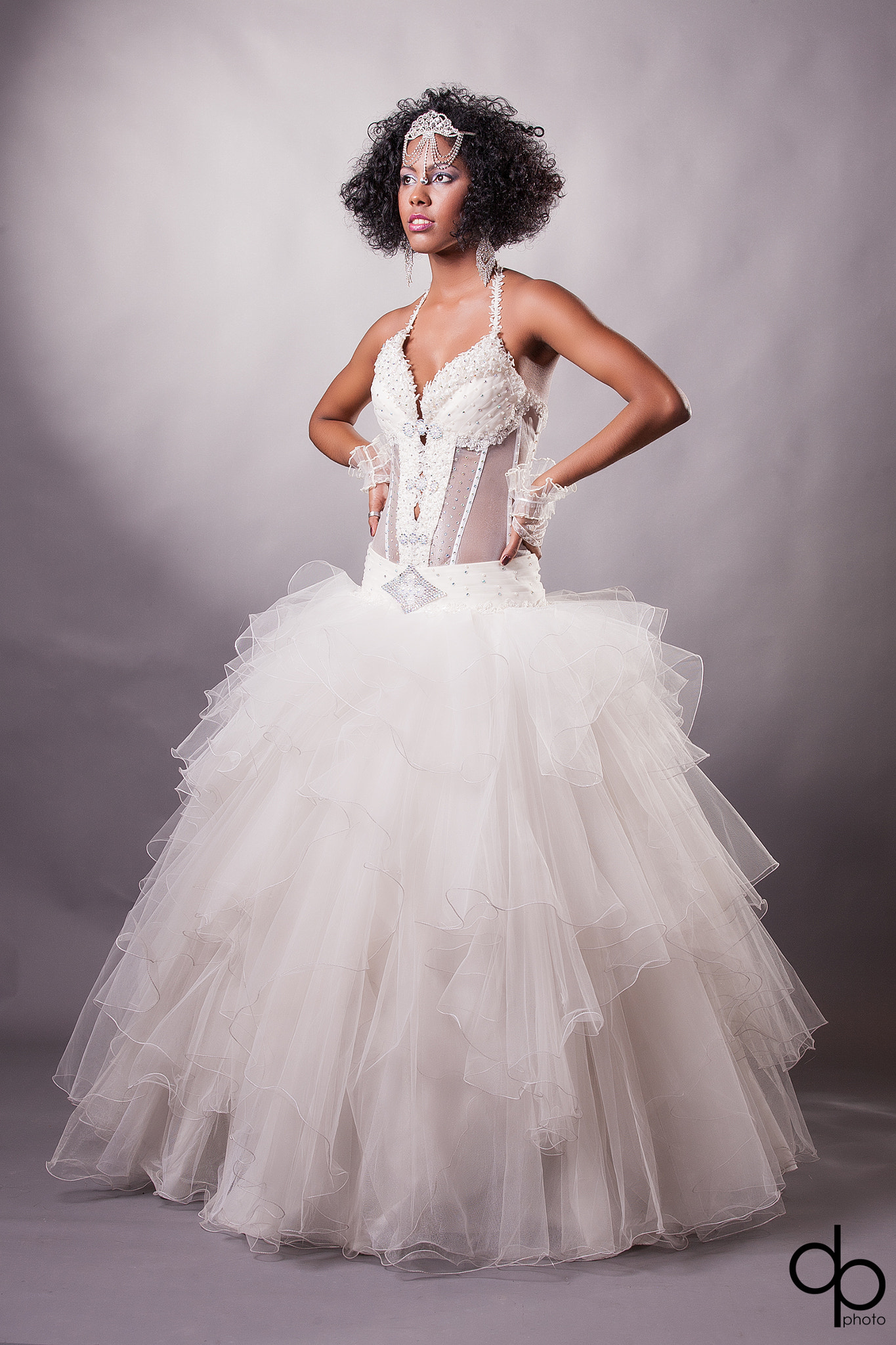 Canon EOS 5D sample photo. Black bride photography