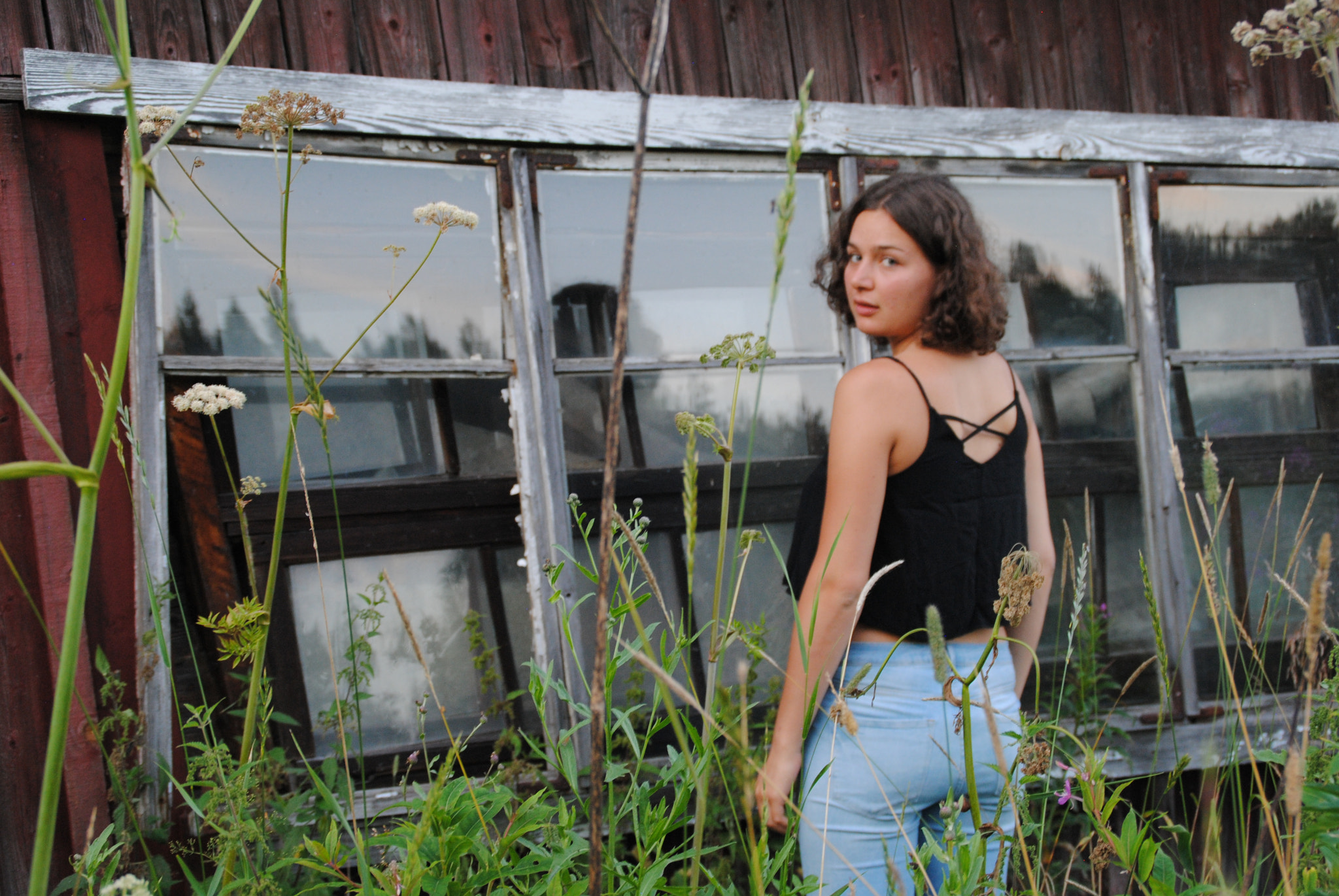 Nikon D3000 sample photo. Look back and reflect photography