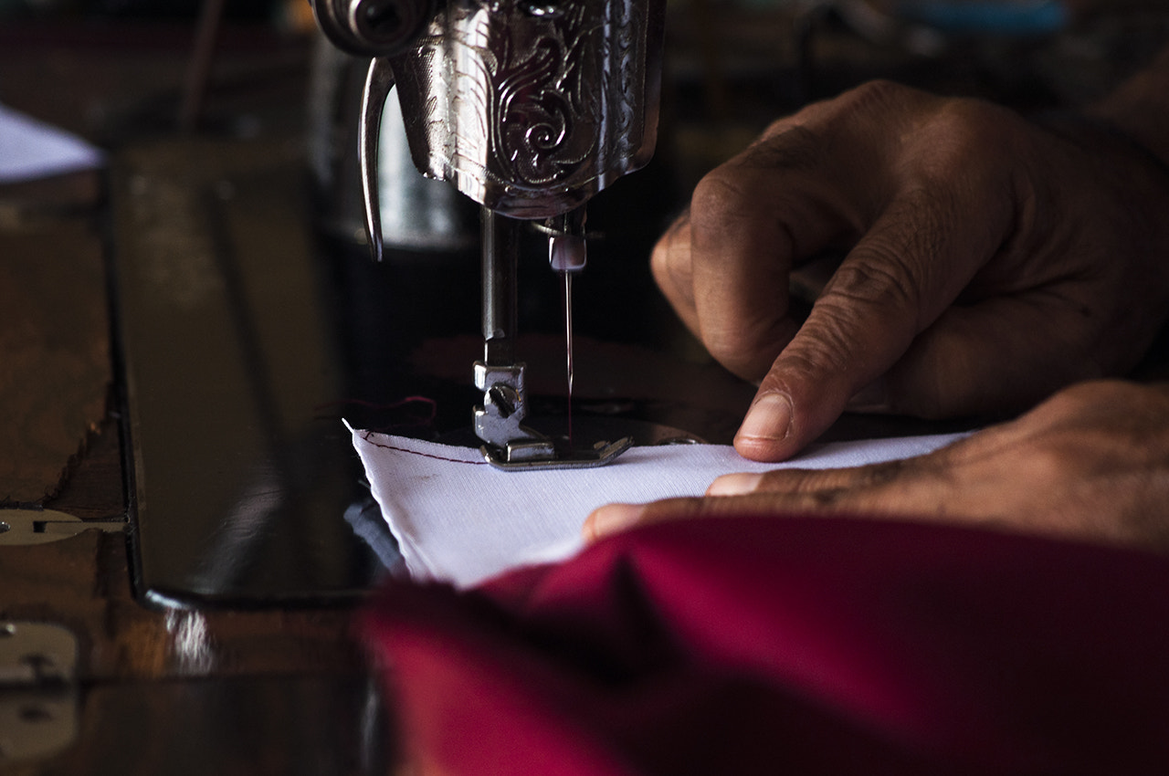 Nikon D90 + AF Nikkor 70-210mm f/4-5.6 sample photo. Sewing clothes photography