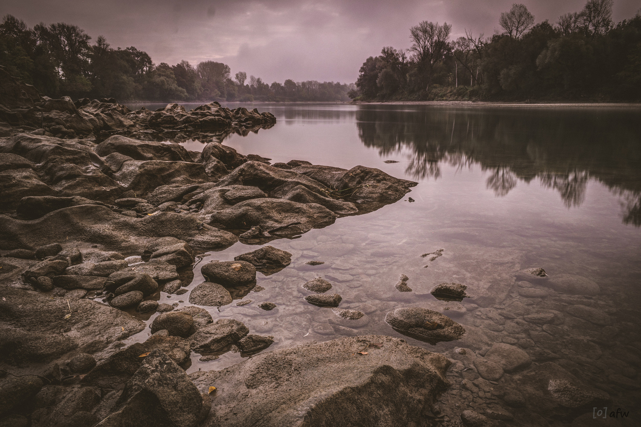 Samsung NX300M + Samsung NX 16mm F2.4 Pancake sample photo. Herbststimmung am rhein bei albbruck photography