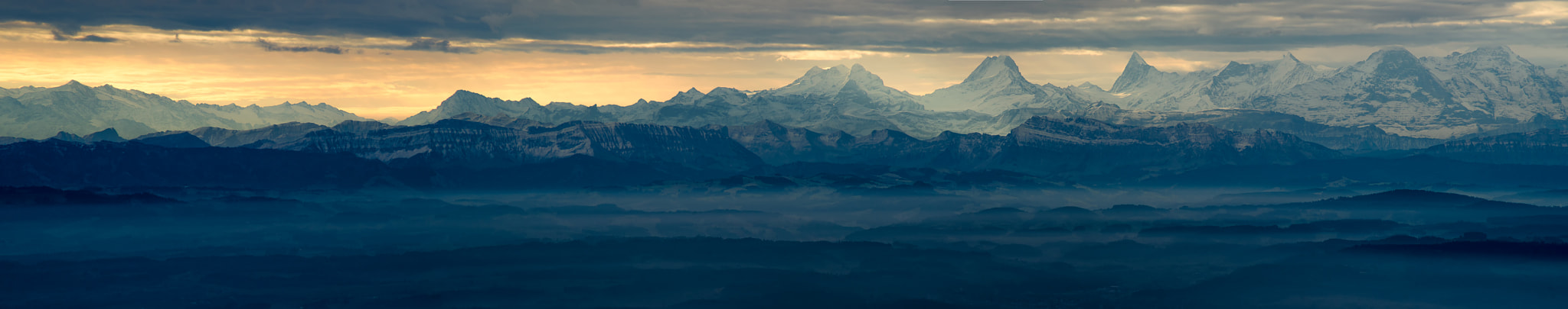 Sony 75-300mm F4.5-5.6 sample photo. Swiss alps panorama photography