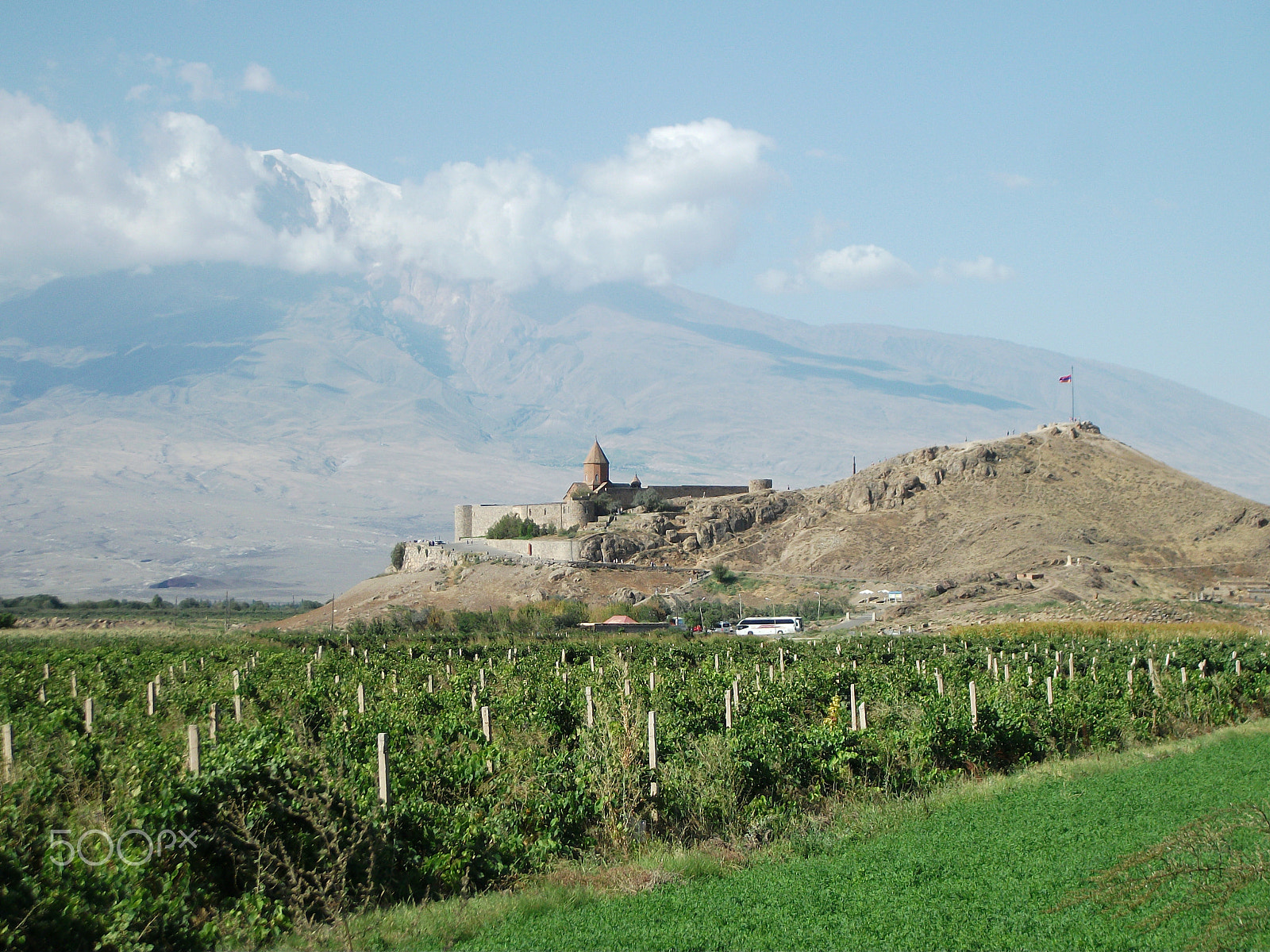 Fujifilm FinePix AV100 sample photo. Ararat from armenian side photography